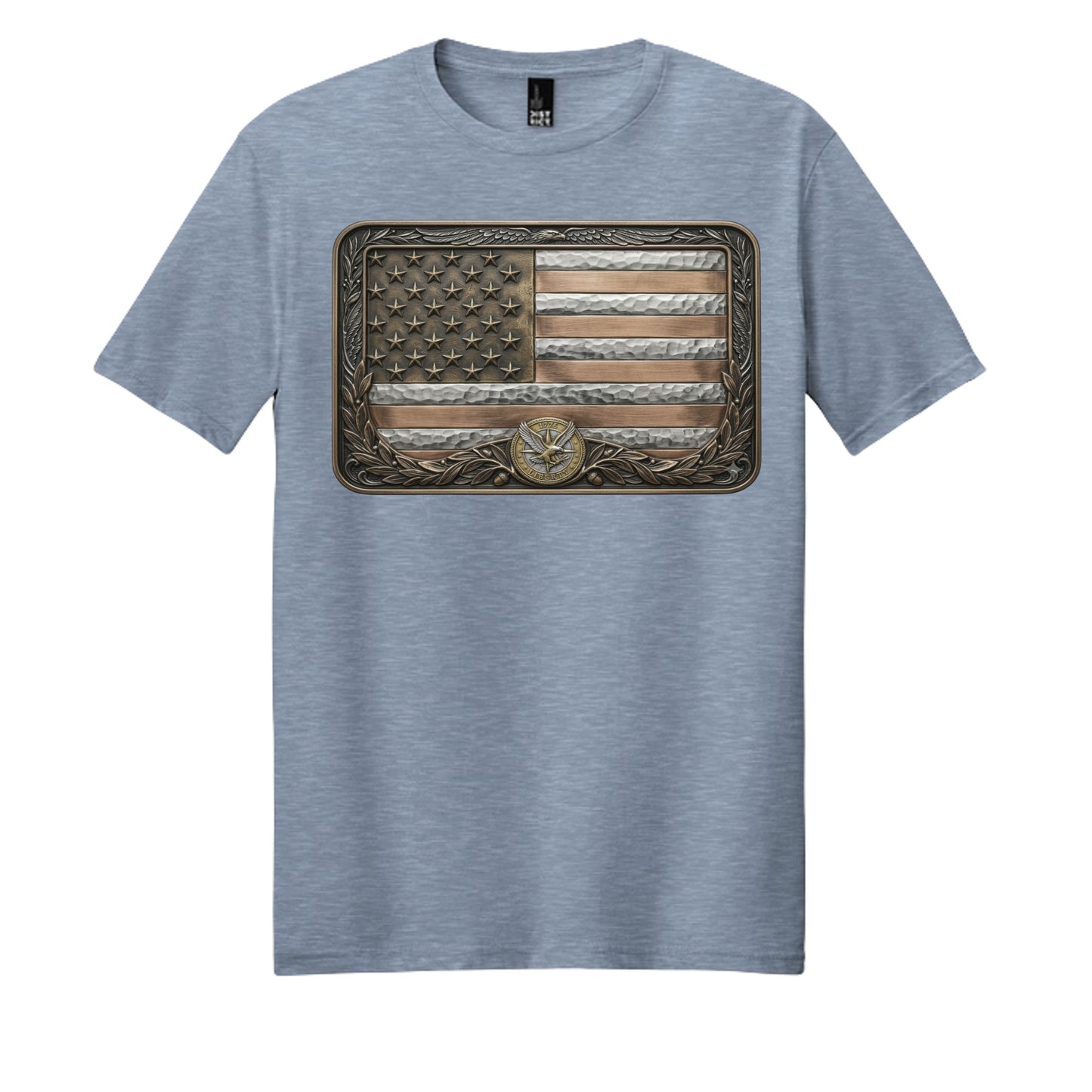 Flint Blue Heather - DM108 - FRONT
