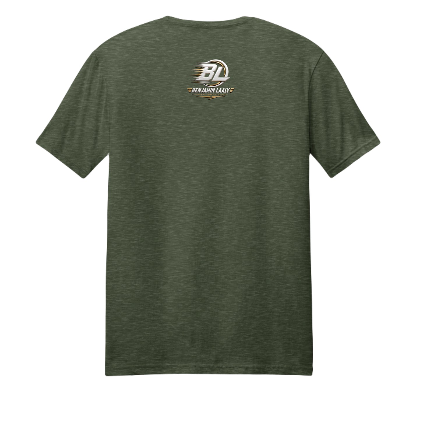 Heathered Forest Green - DM108 - BACK