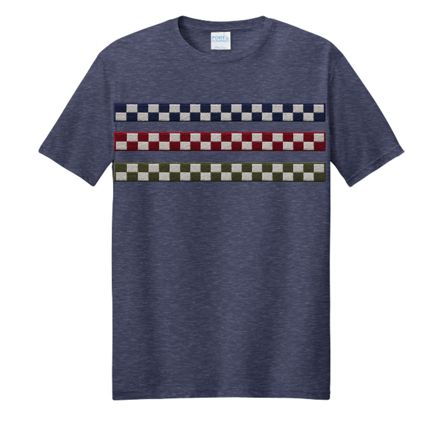 Team Navy Heather - PC455 - FRONT