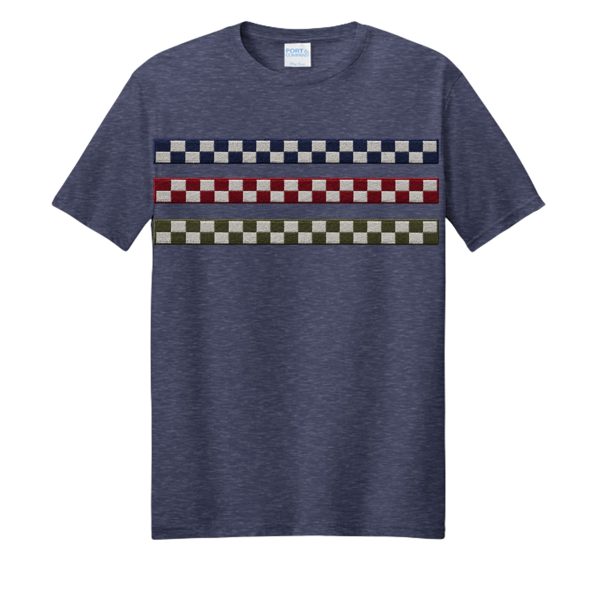 Team Navy Heather - PC455 - FRONT
