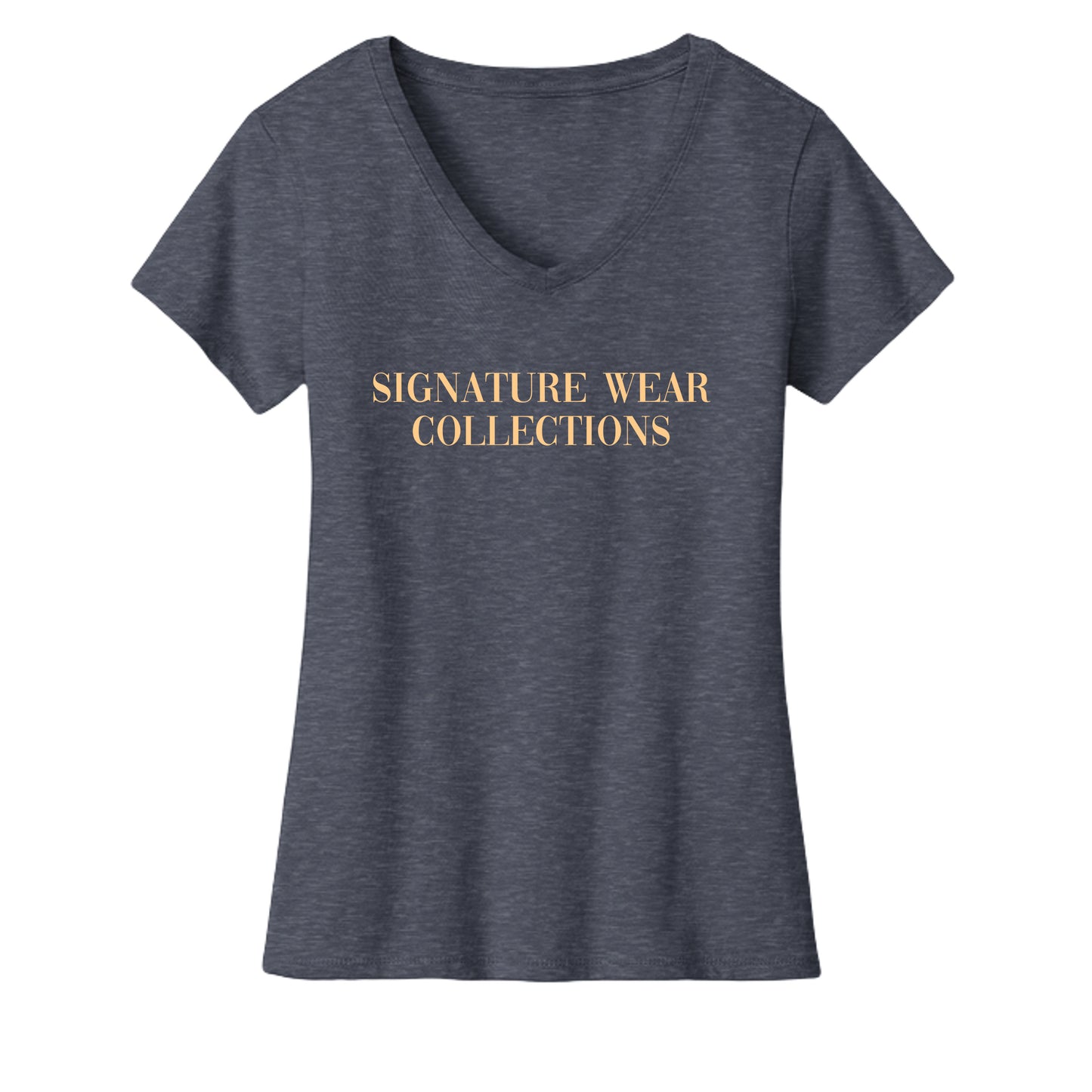Heathered Navy - DM1190L - FRONT