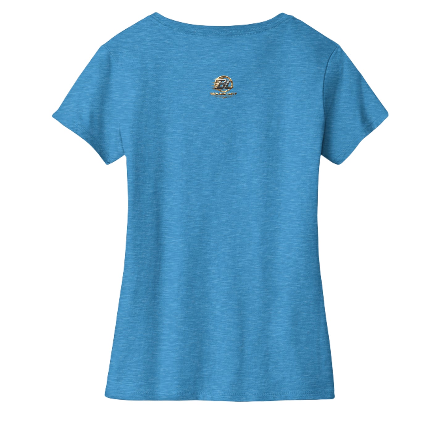 Heathered Bright Turquoise - DM1190L - BACK