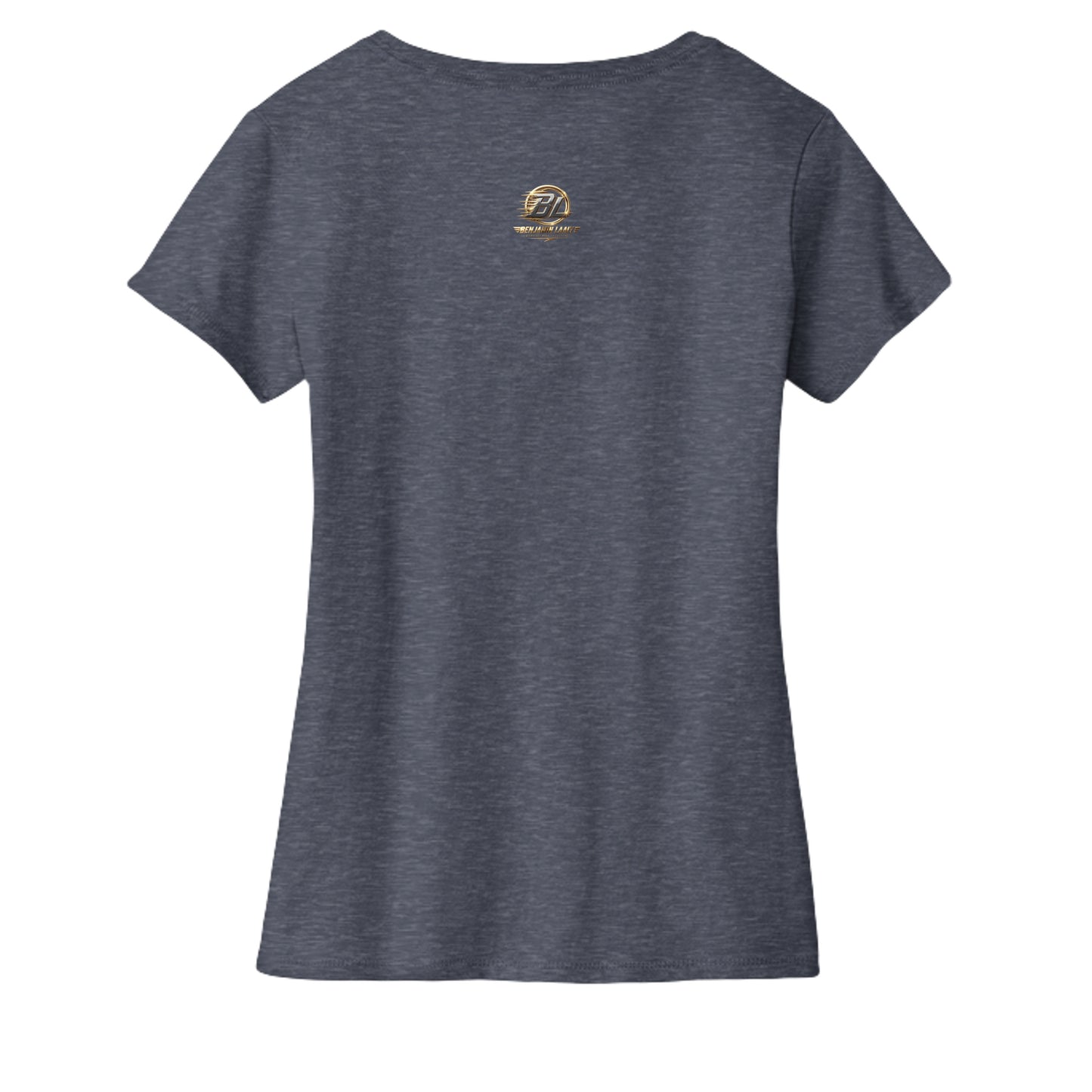 Heathered Navy - DM1190L - BACK