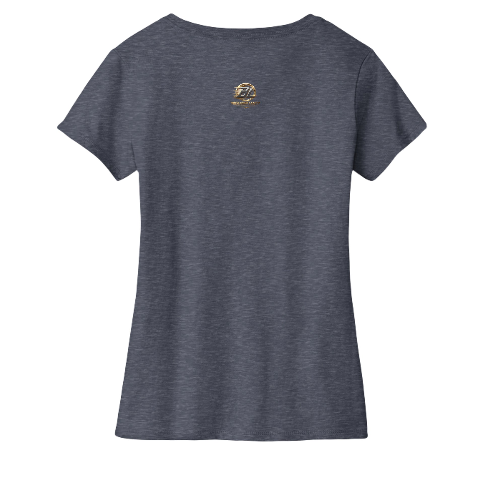 Heathered Navy - DM1190L - BACK