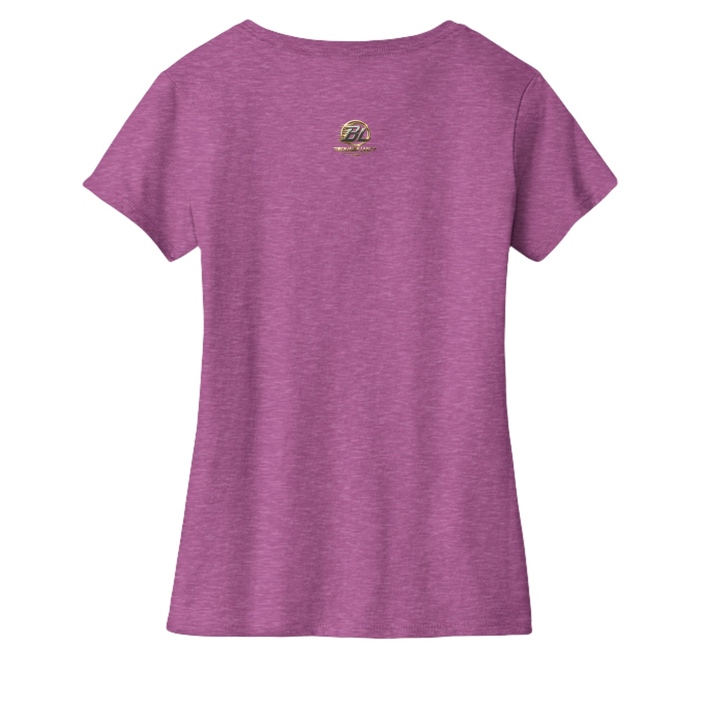 Heathered Pink Raspberry - DM1190L - BACK