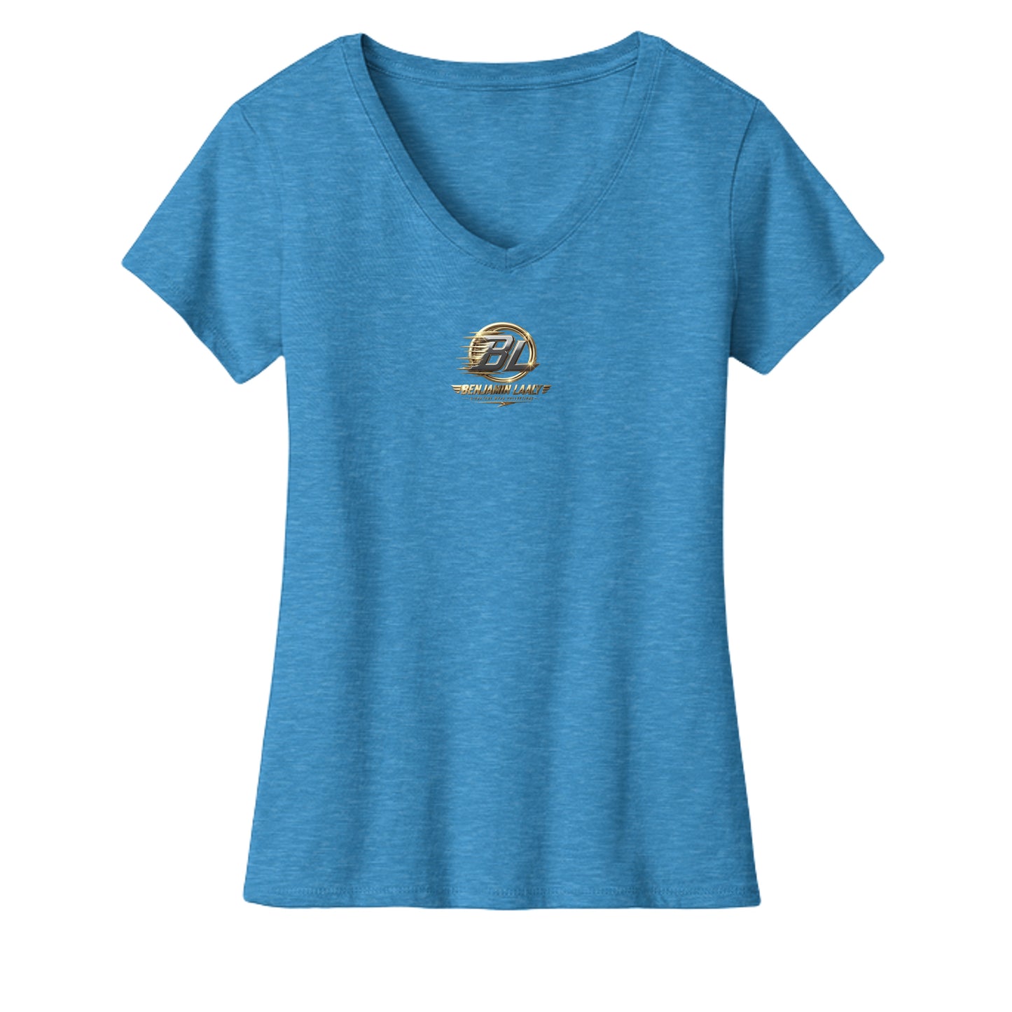 Heathered Bright Turquoise - DM1190L - FRONT