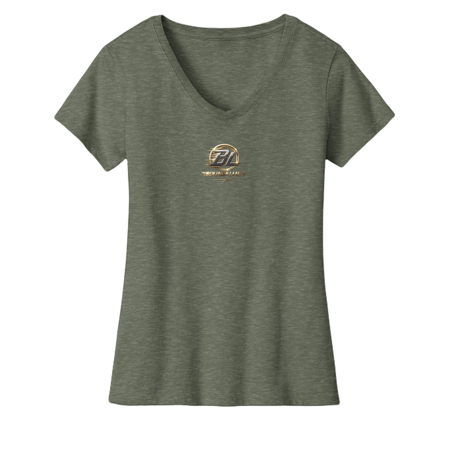 Heathered Olive - DM1190L - FRONT