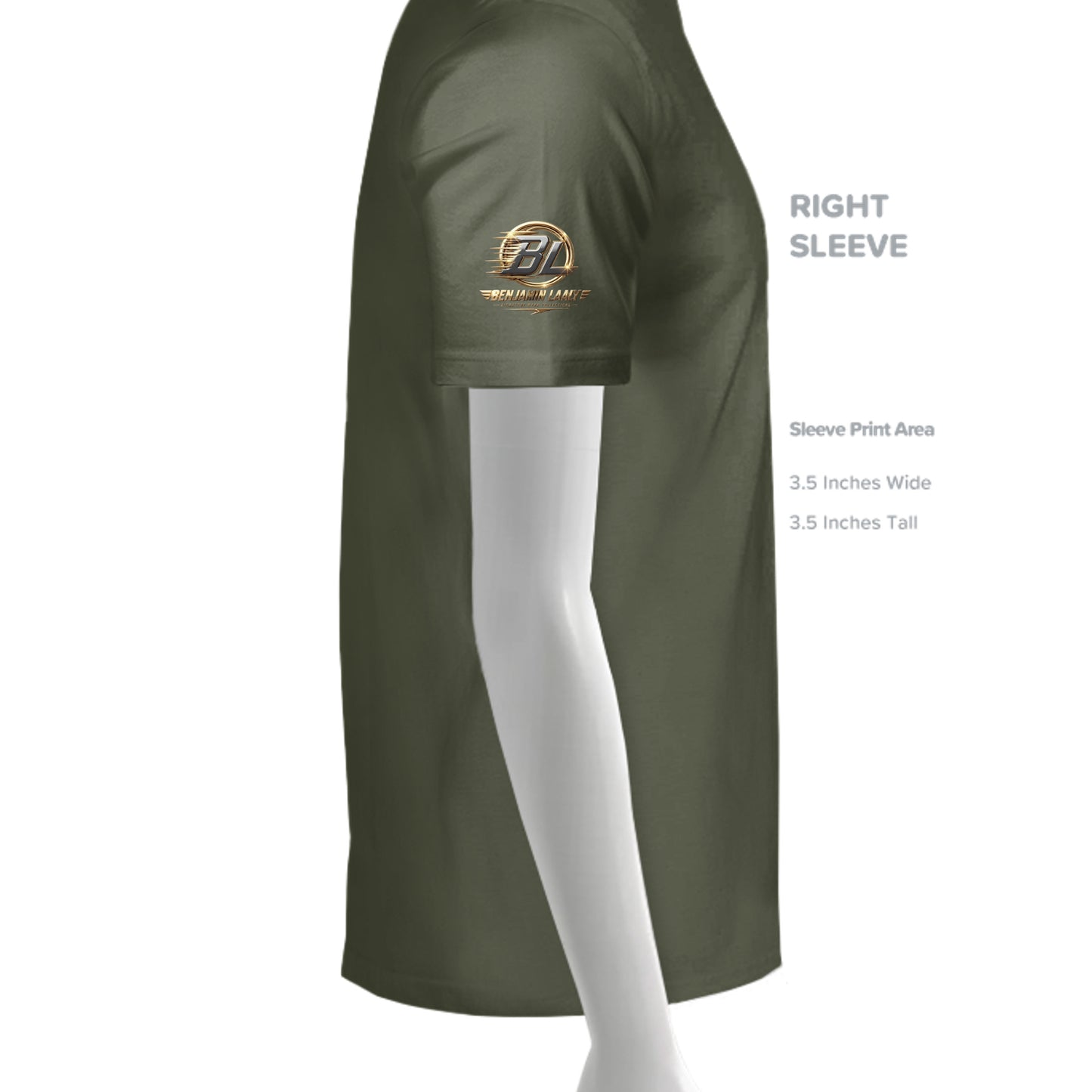 MILITARY GREEN - 3005 - SLEEVE_RIGHT