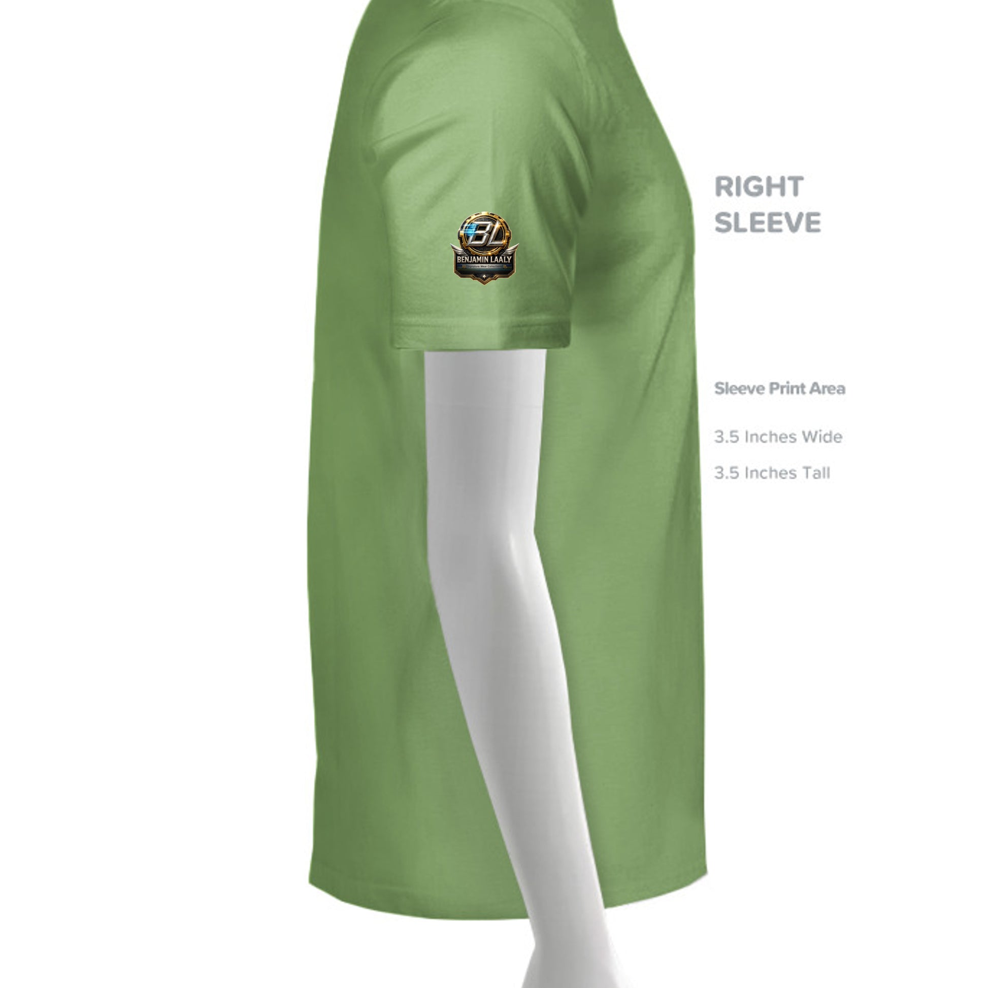 HEATHER GREEN - 3005CVC - SLEEVE_RIGHT