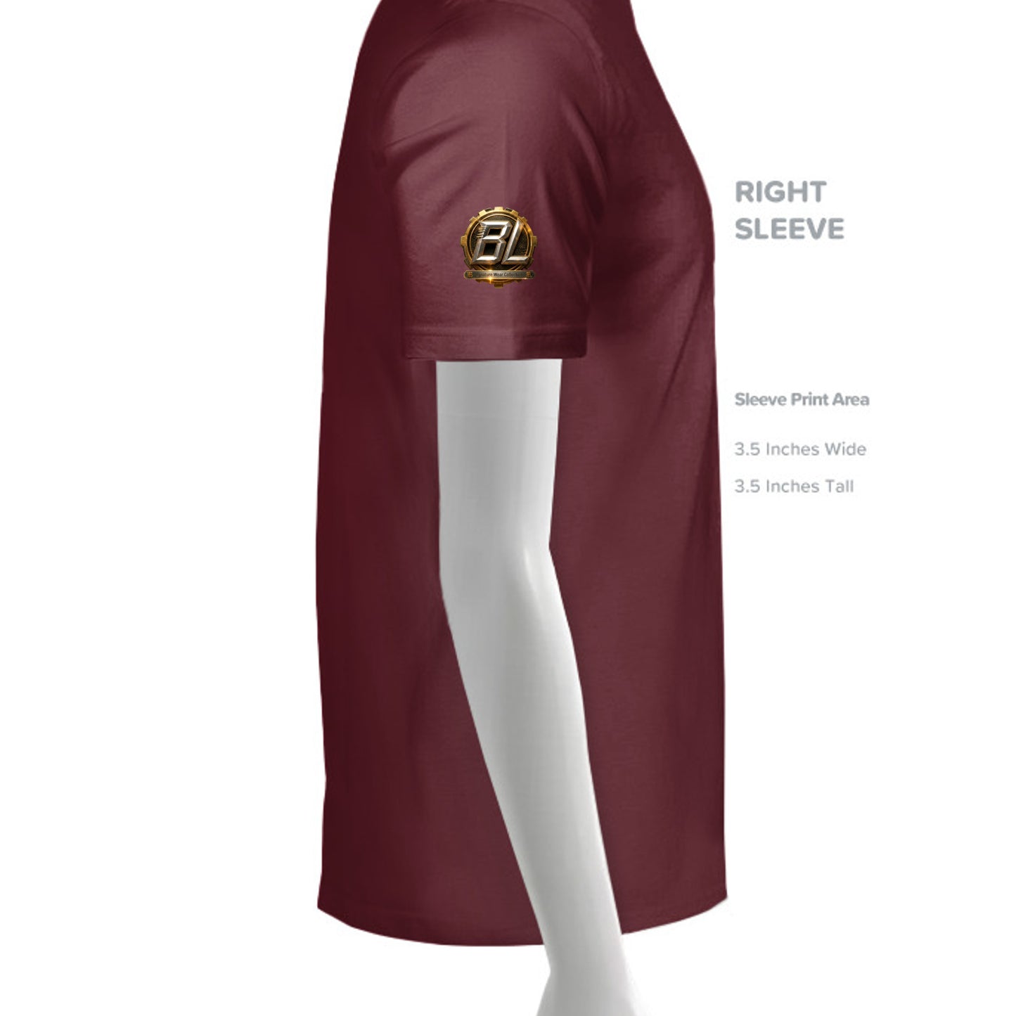 Athletic Maroon - PC55T - SLEEVE_RIGHT