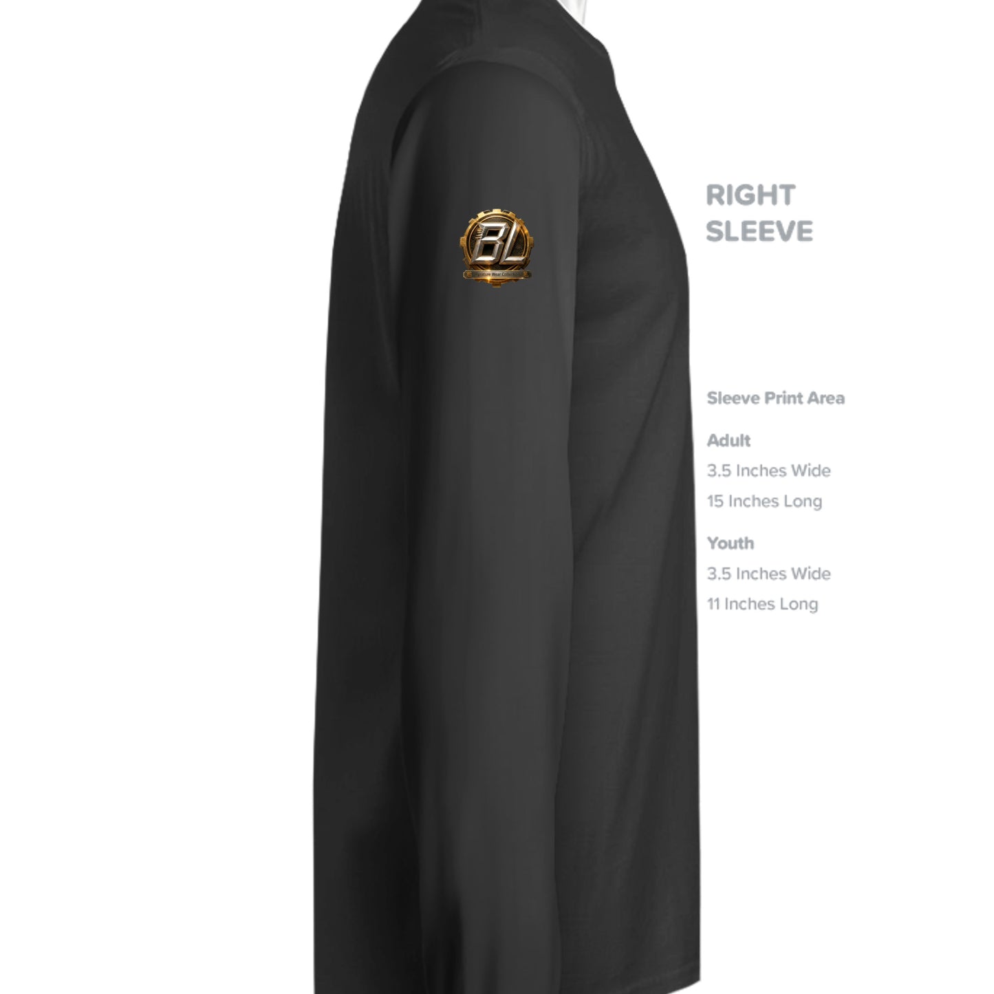 Jet Black - PC61LST - SLEEVE_RIGHT