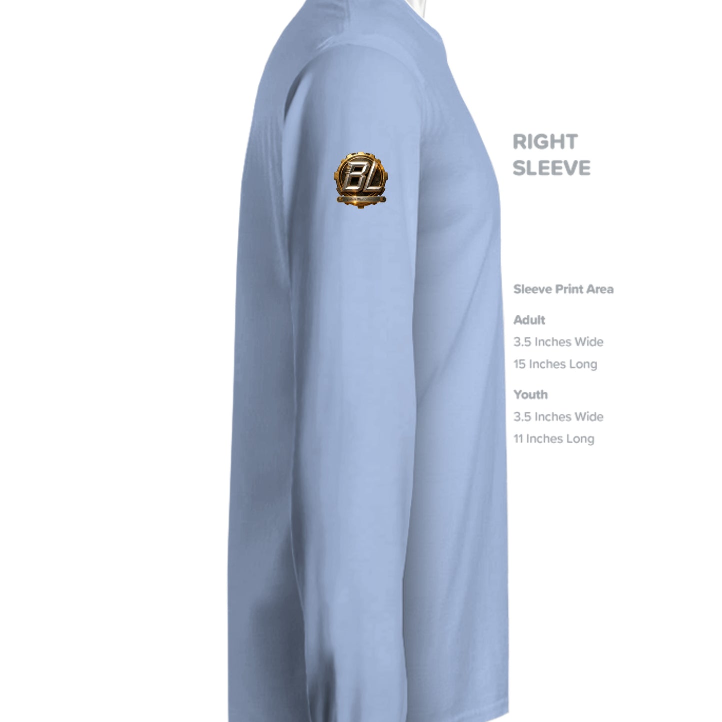 Light Blue - PC61LST - SLEEVE_RIGHT