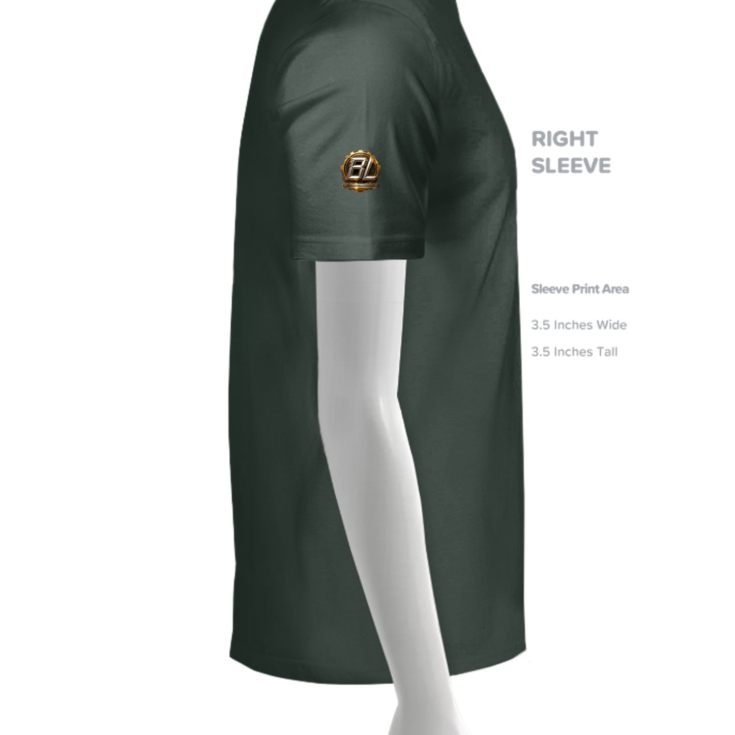 Heather Forest Green - 6410 - SLEEVE_RIGHT