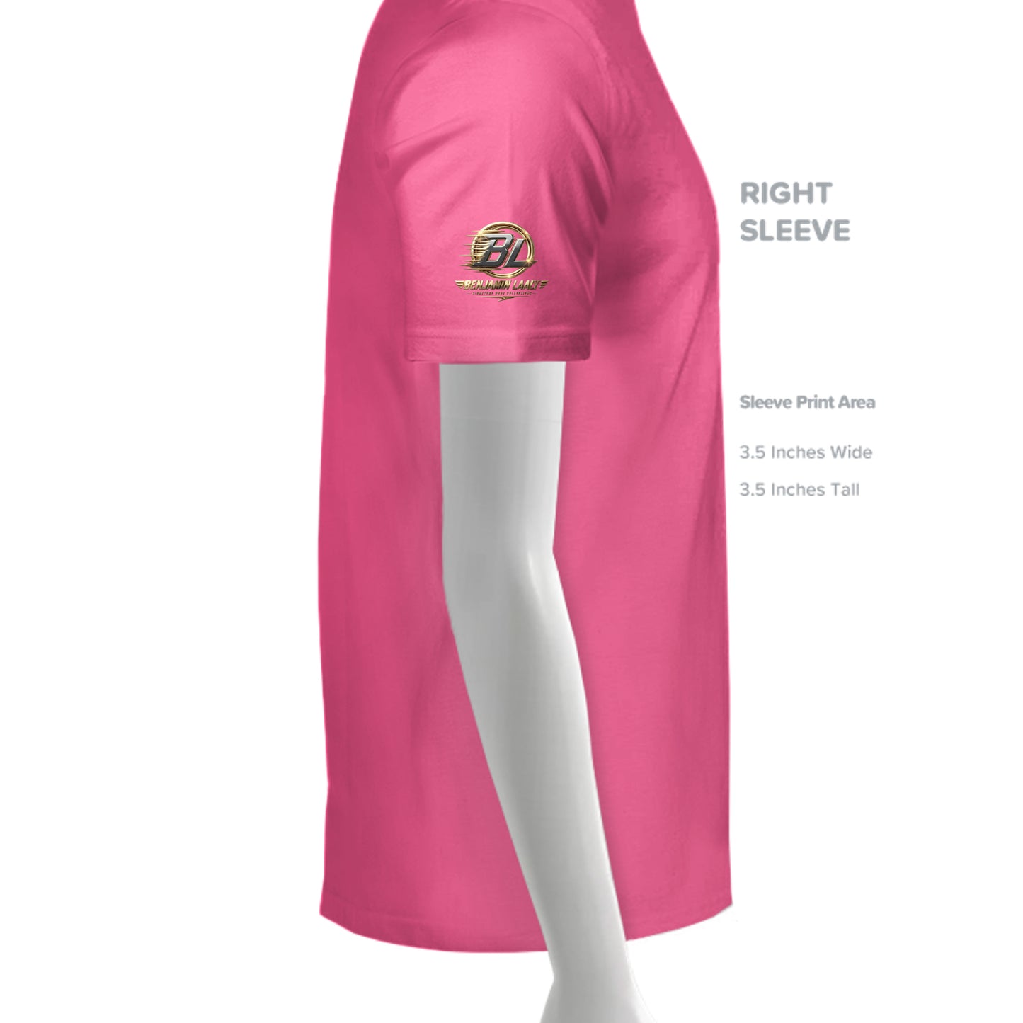 Neon Pink - LST350 - SLEEVE_RIGHT