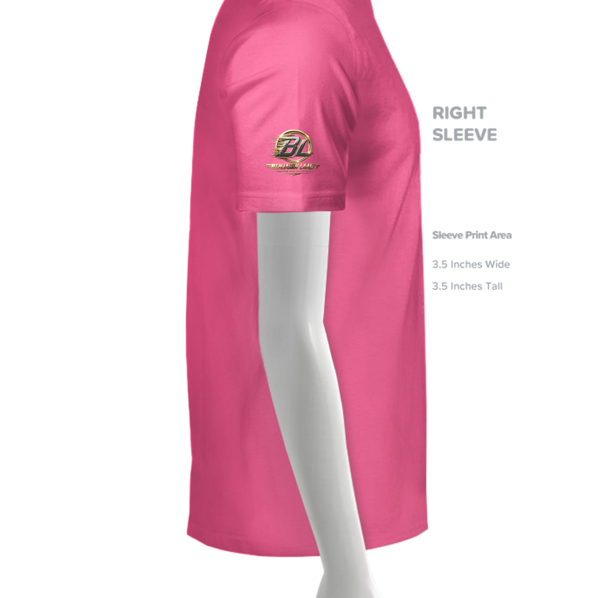 Neon Pink - LST350 - SLEEVE_RIGHT