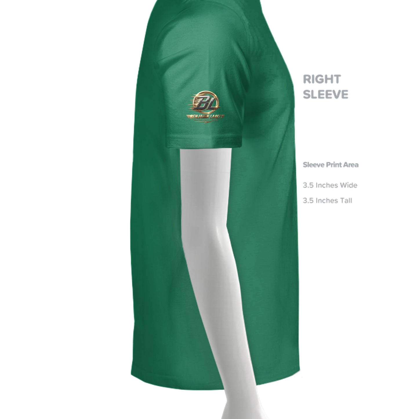 Kelly Green - LST350 - SLEEVE_RIGHT