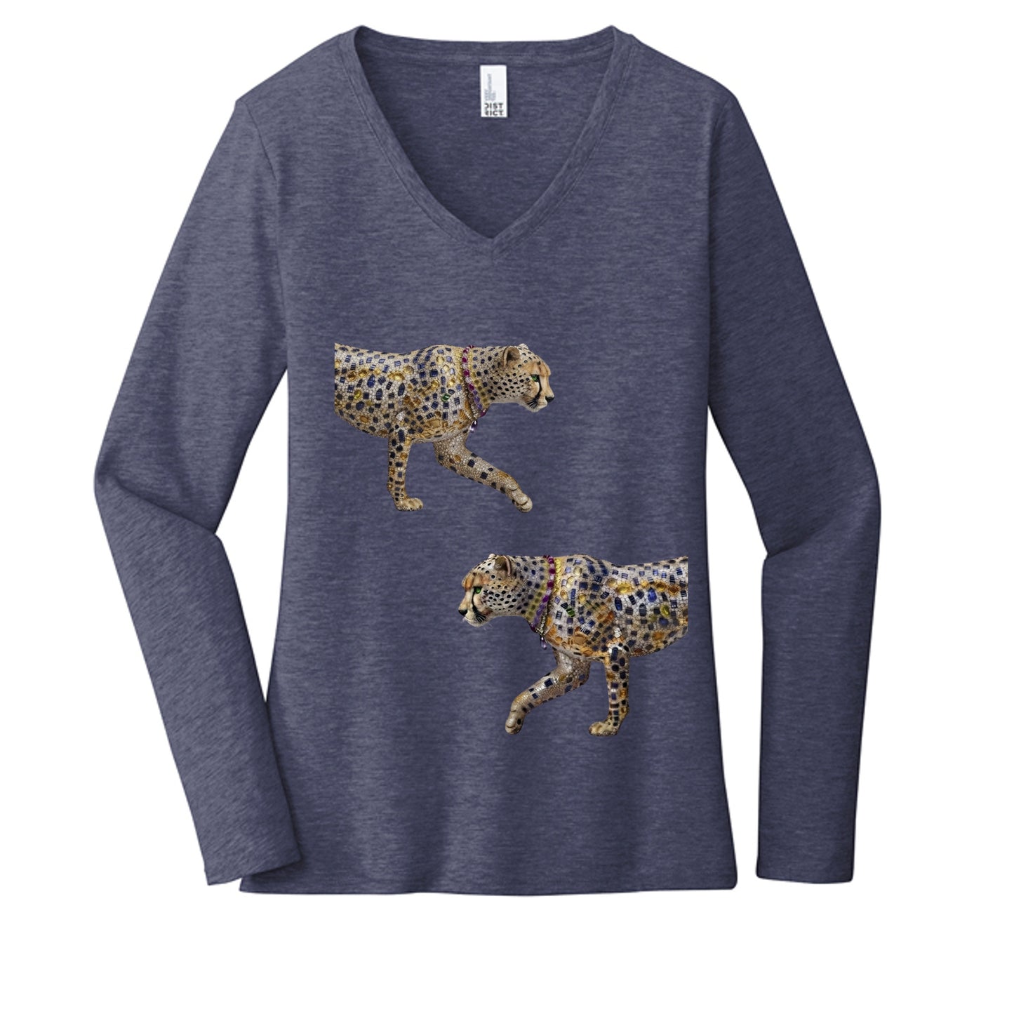 Heathered Navy - DT6201 - FRONT