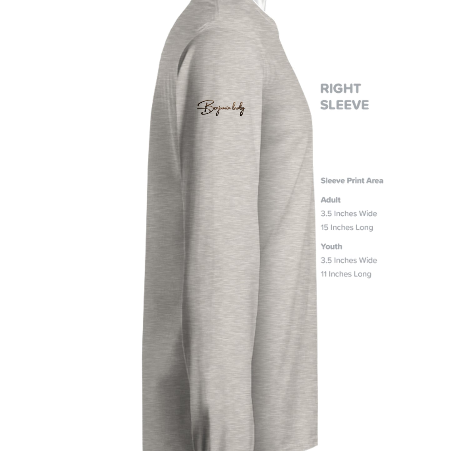 NATURAL HEATHER - 3525 - SLEEVE_RIGHT