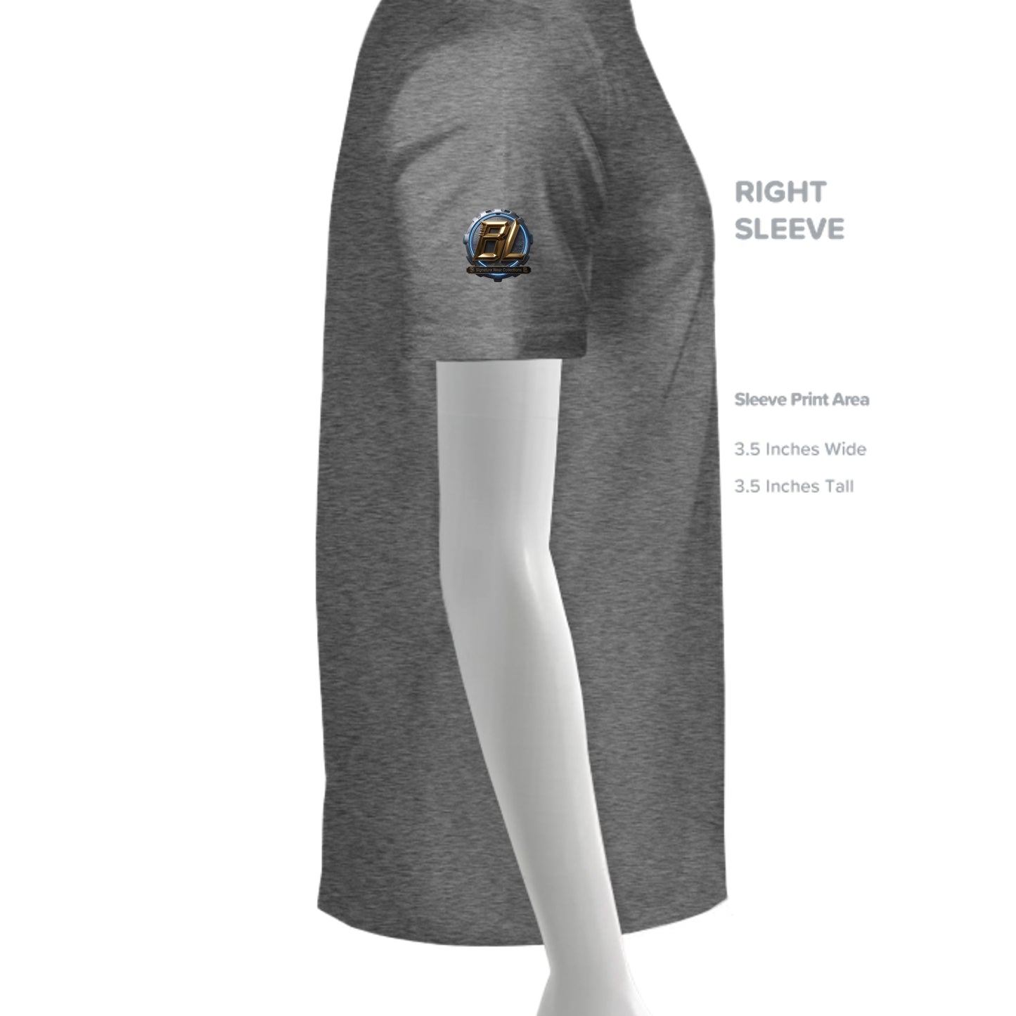 GRAPHITE HEATHER - G830 - SLEEVE_RIGHT