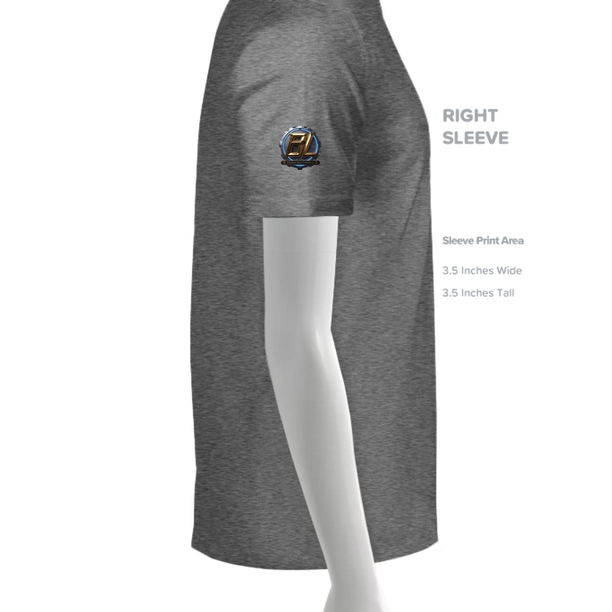 GRAPHITE HEATHER - G830 - SLEEVE_RIGHT
