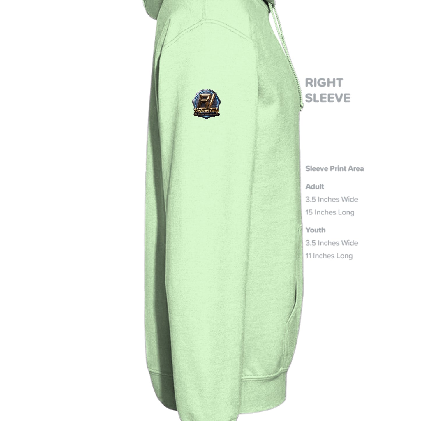 Mint Green - G185 - SLEEVE_RIGHT