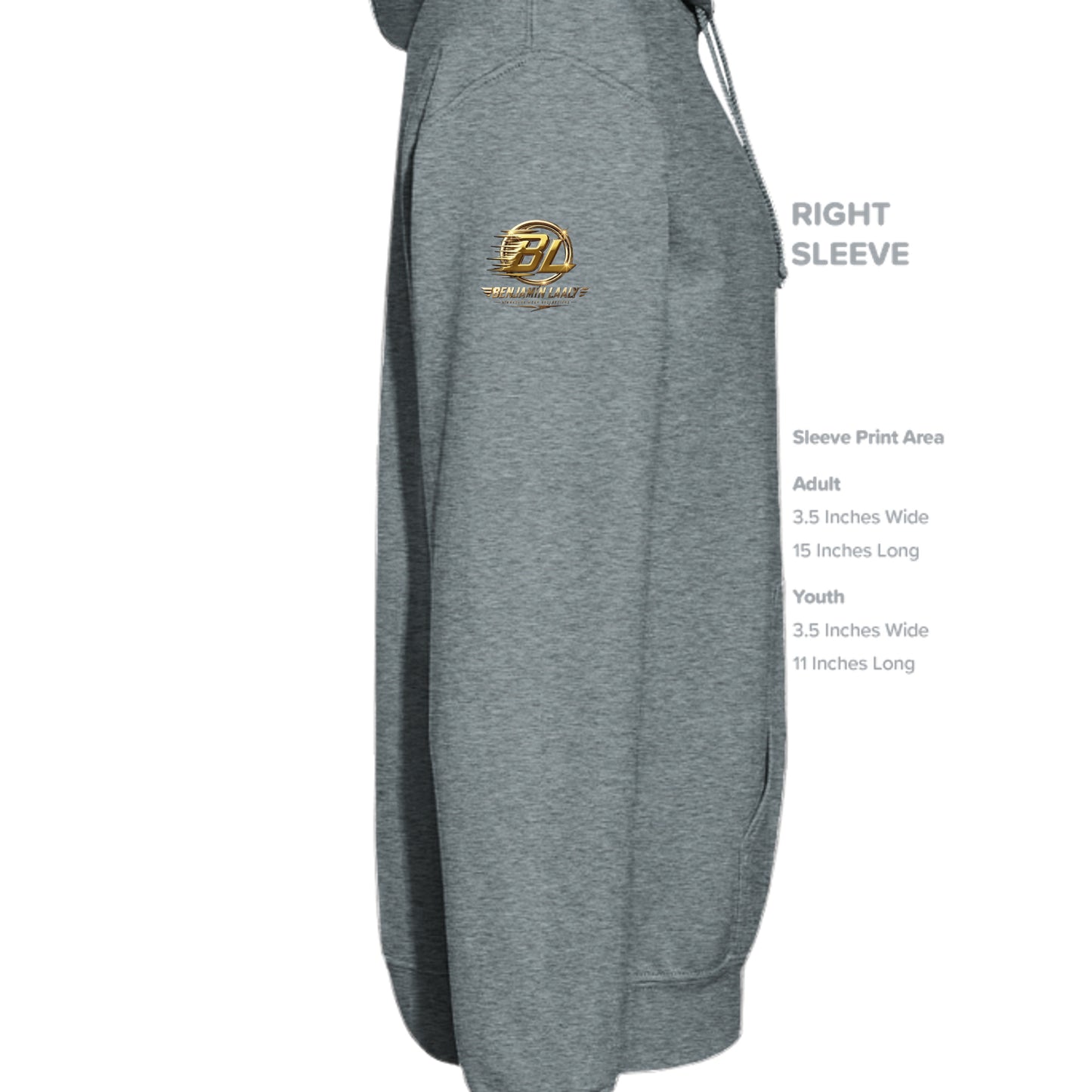 Heather Blue Lagoon - 3719 - SLEEVE_RIGHT