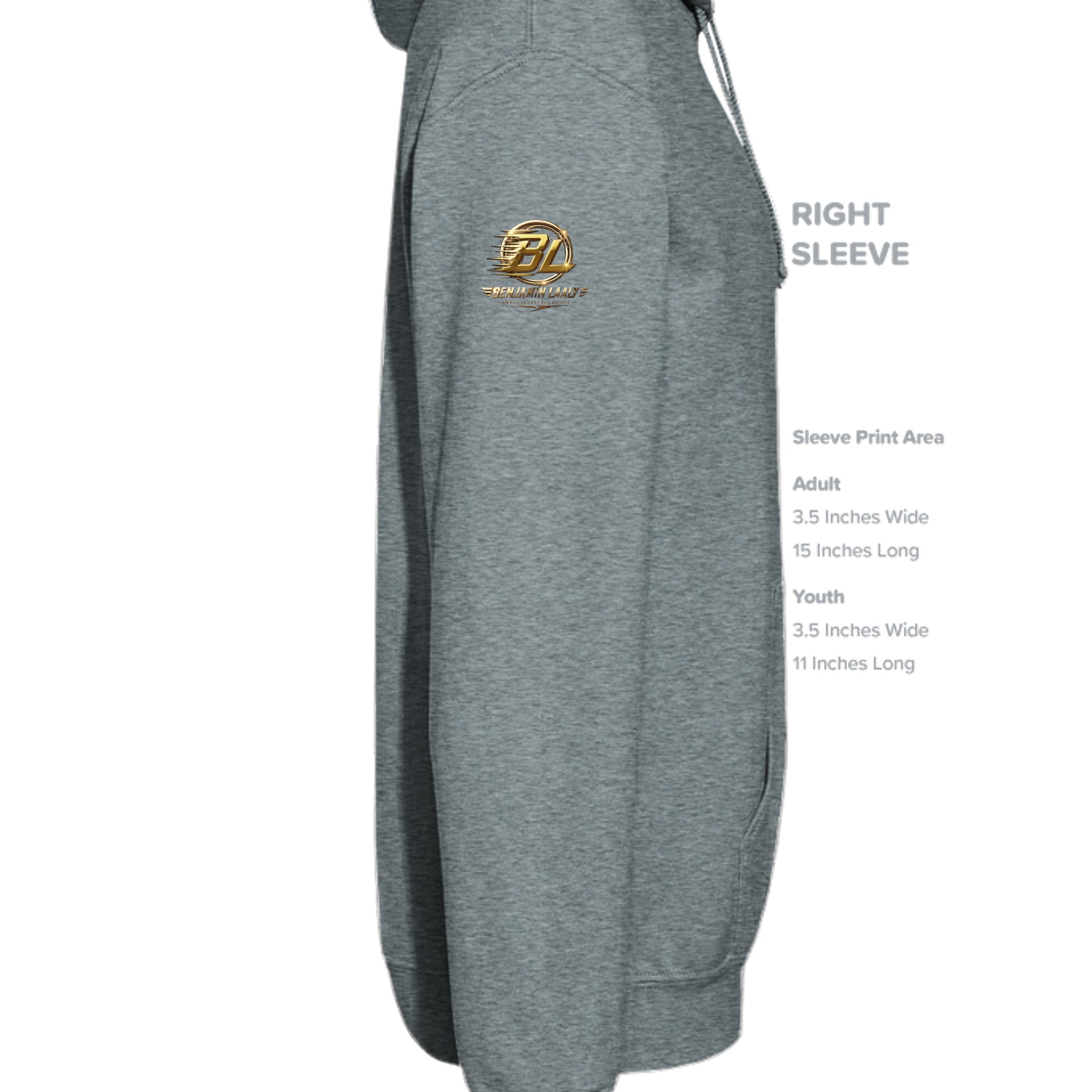 Heather Blue Lagoon - 3719 - SLEEVE_RIGHT