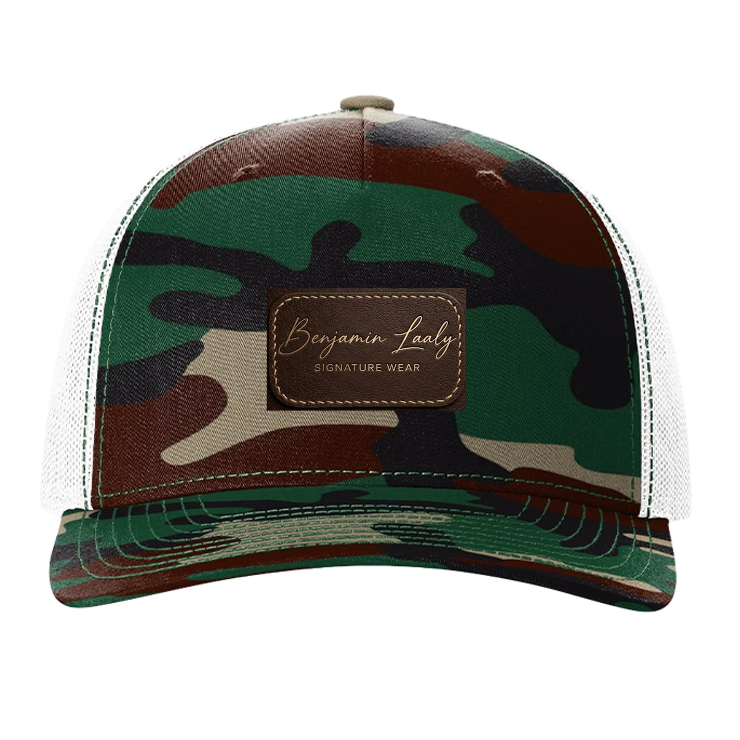 Green Camo/ White - 112PFP - FRONT