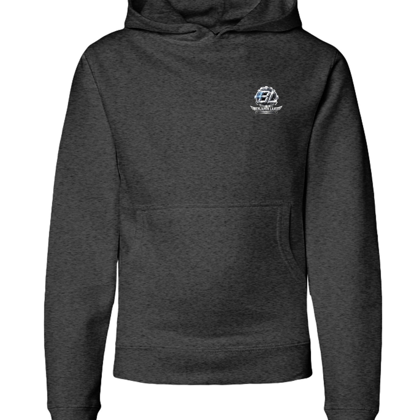 Charcoal Heather - SS4001Y - FRONT