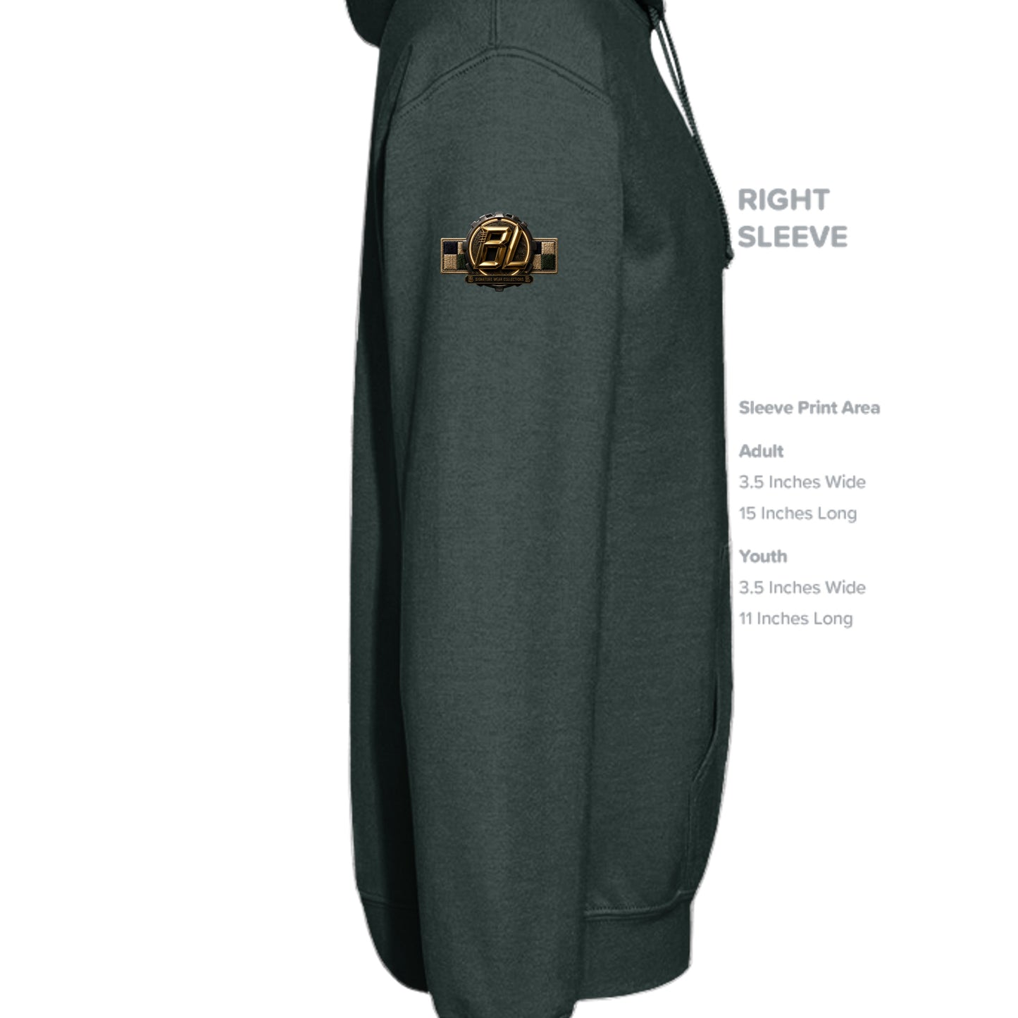 FOREST GREEN - SF500 - SLEEVE_RIGHT
