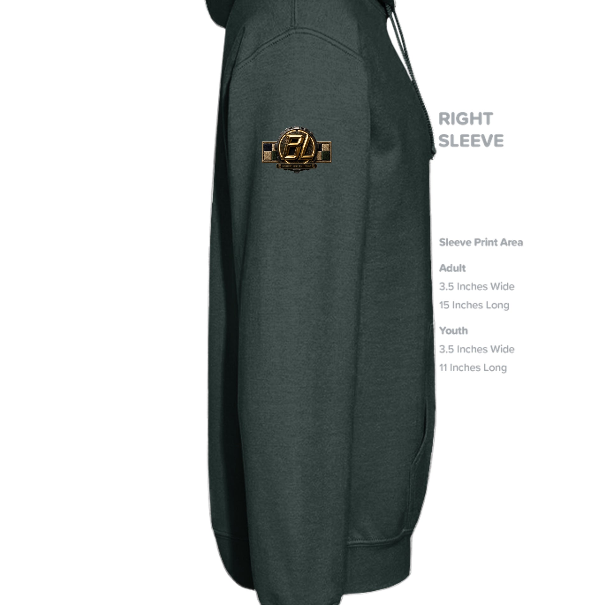 FOREST GREEN - SF500 - SLEEVE_RIGHT