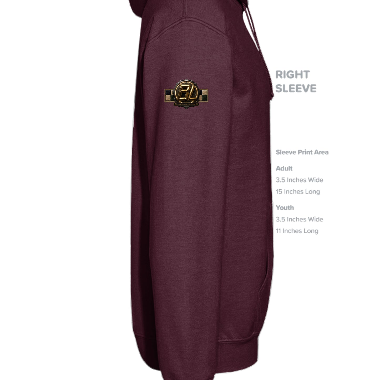 MAROON - SF500 - SLEEVE_RIGHT