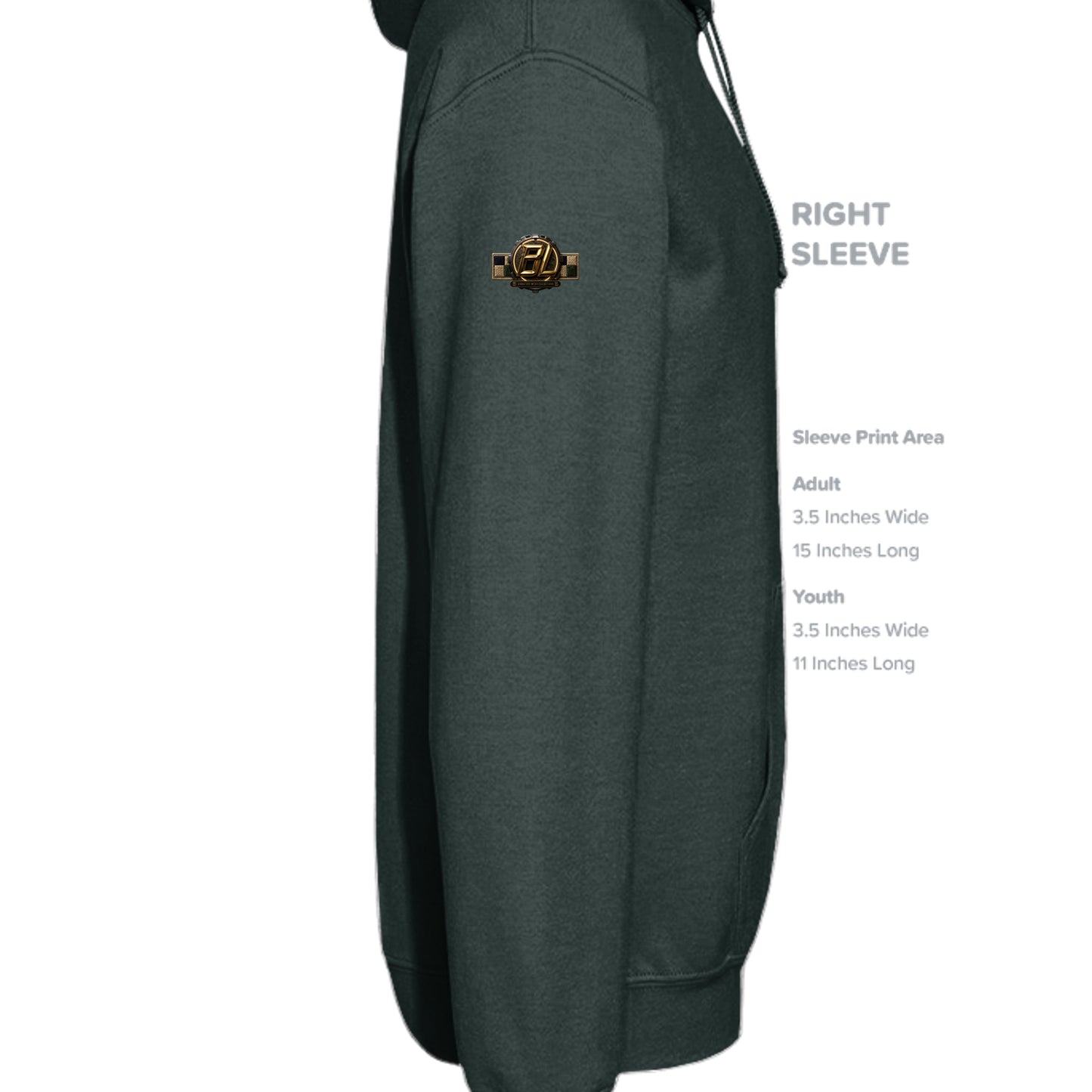FOREST GREEN - SF500 - SLEEVE_RIGHT