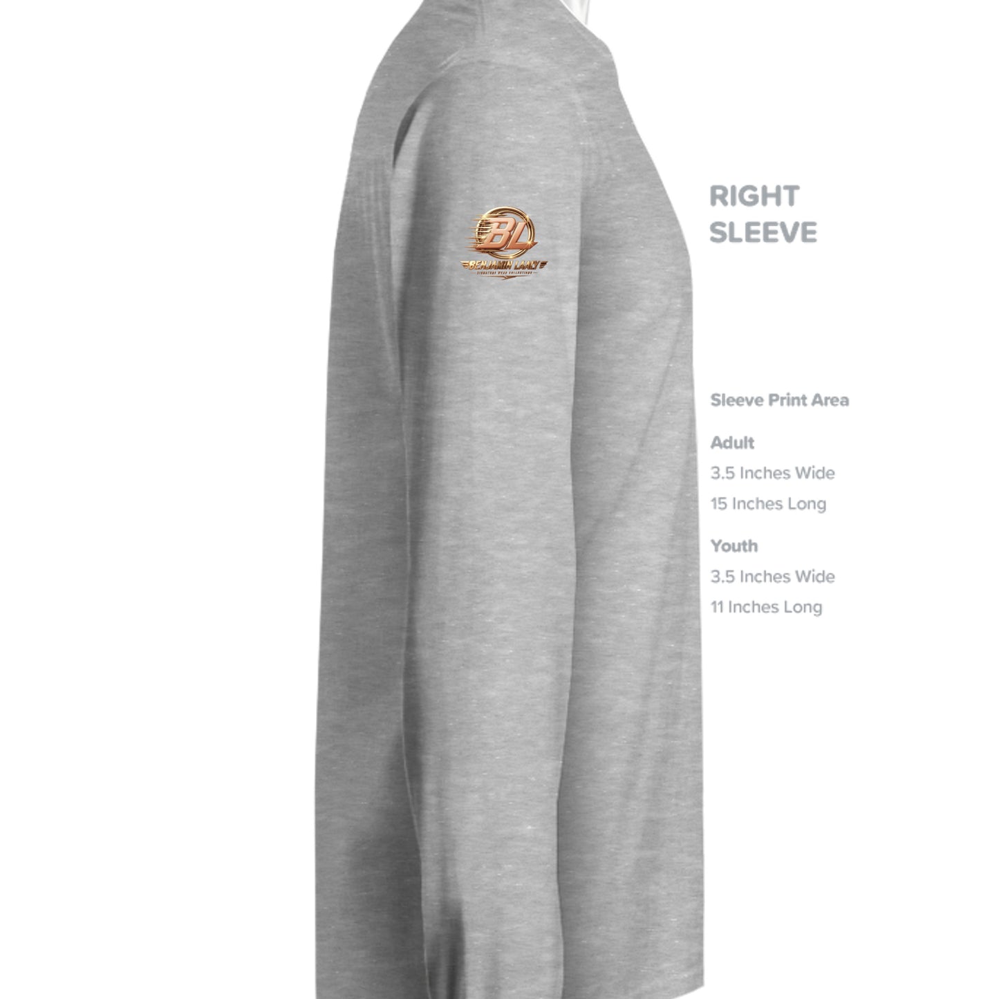 Athletic Heather - 3901Y - SLEEVE_RIGHT
