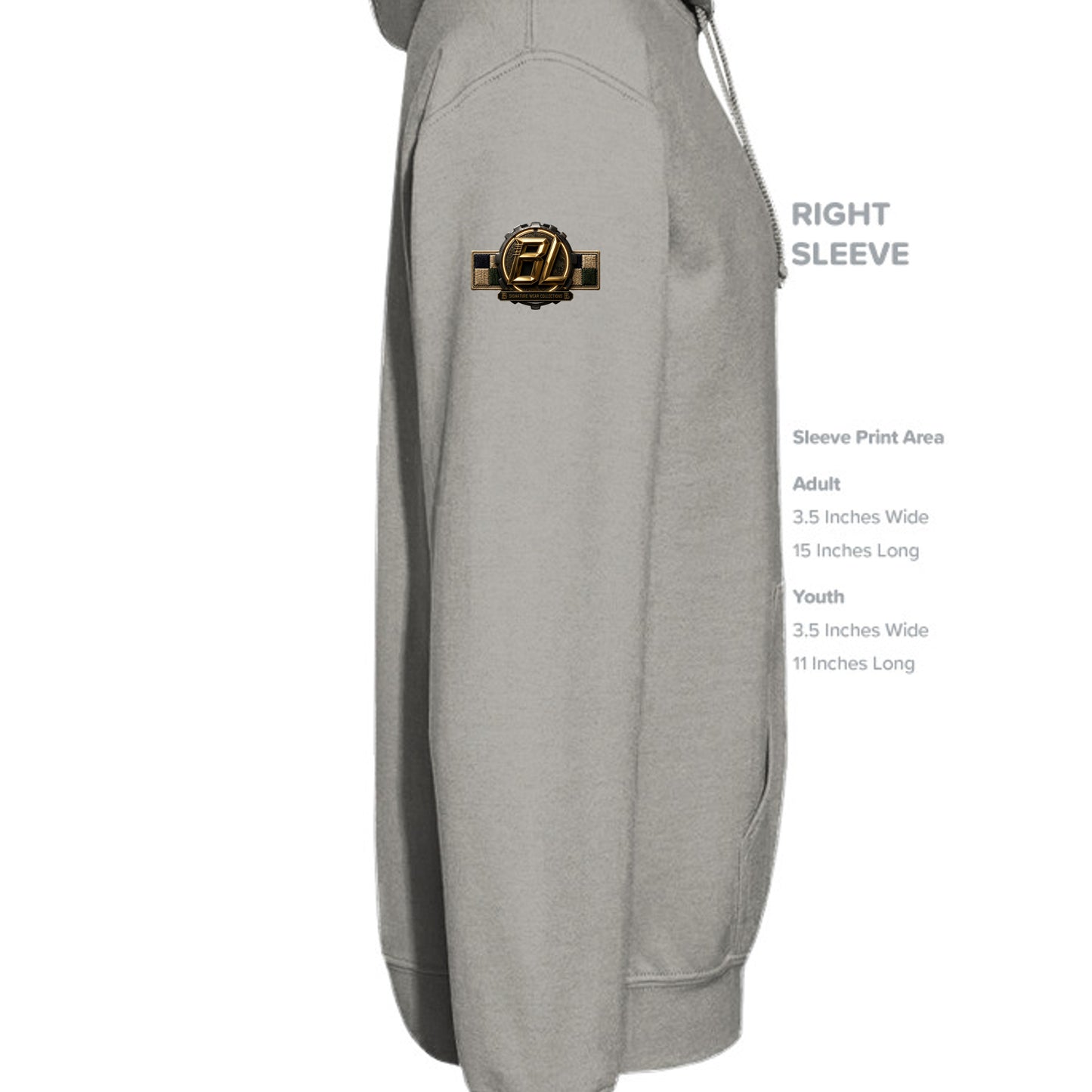 SMOKE/ BLACK - JA8885 - SLEEVE_RIGHT
