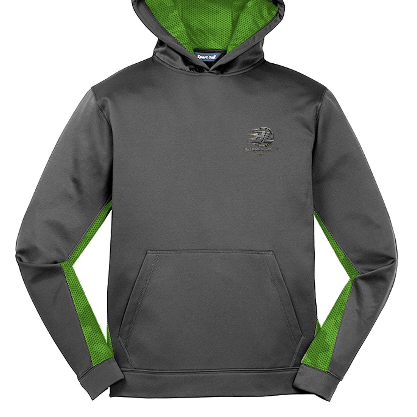 Dk Smk Gy/Lime - YST239 - FRONT