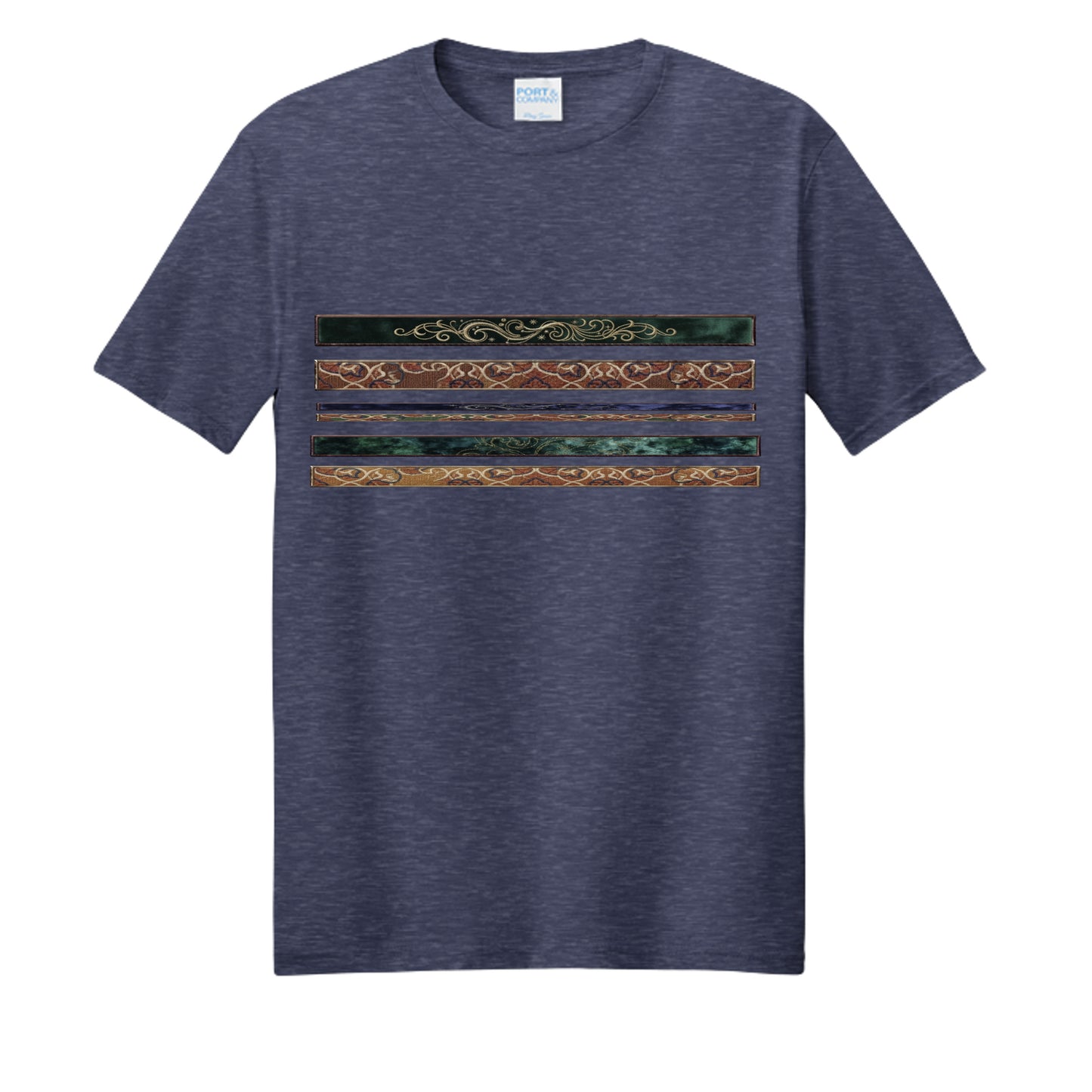Team Navy Heather - PC455 - FRONT