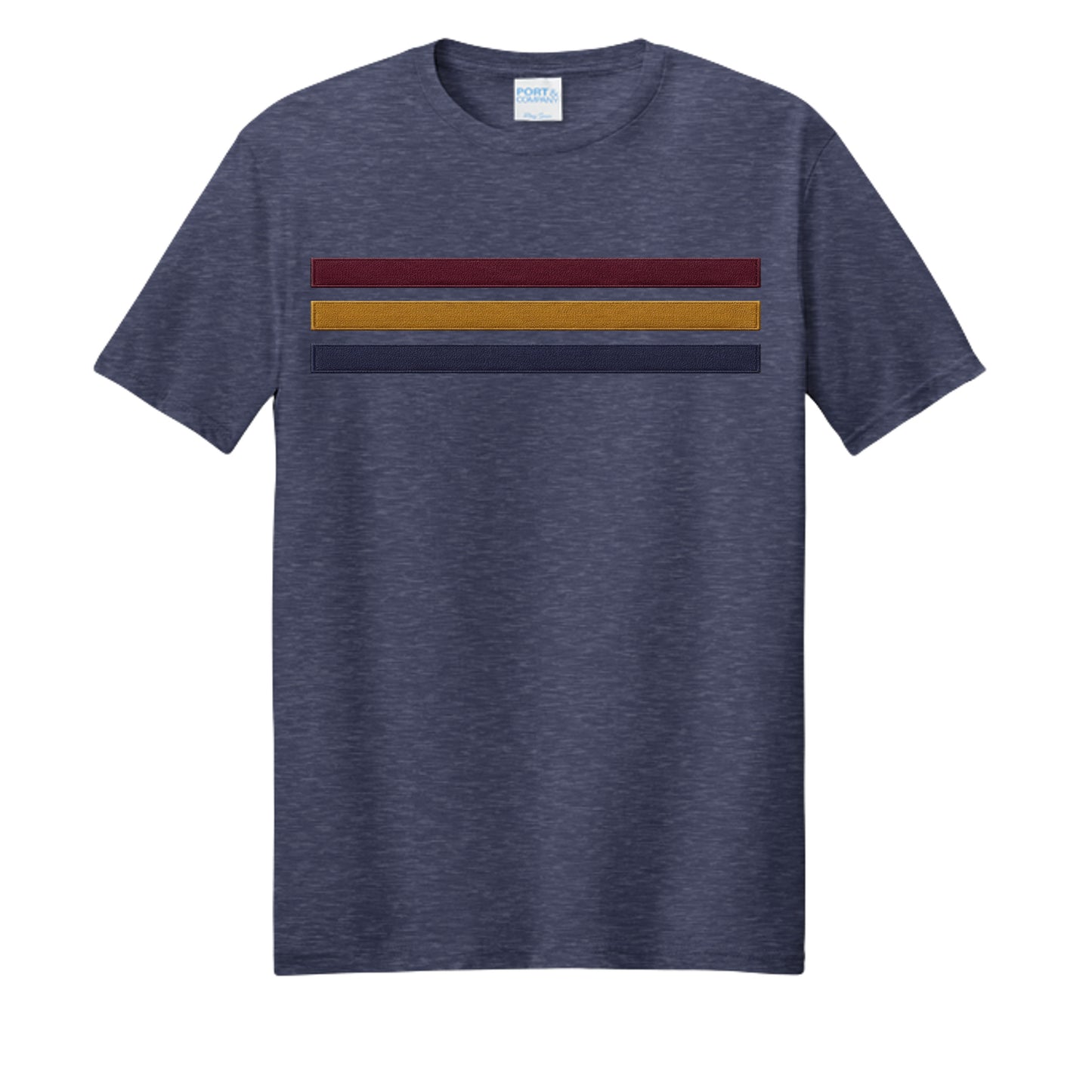 Team Navy Heather - PC455 - FRONT
