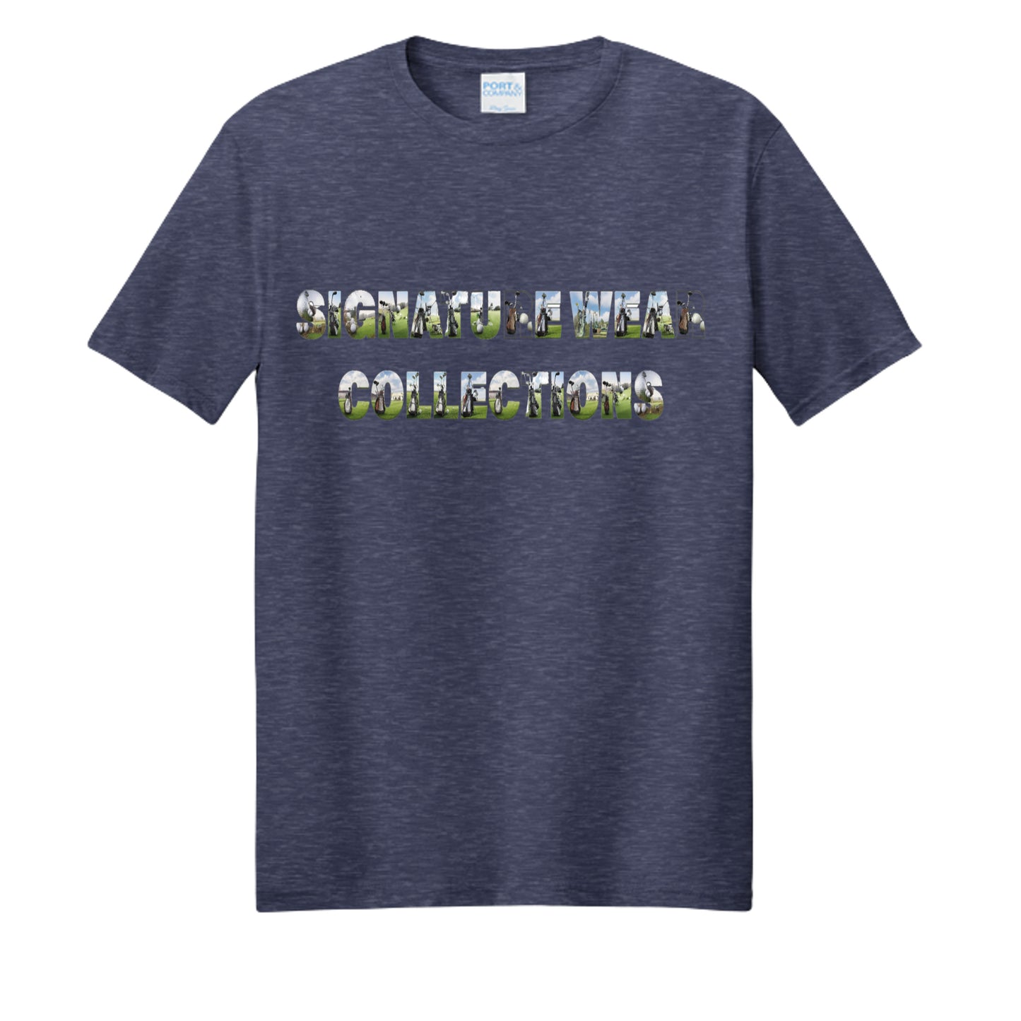 Team Navy Heather - PC455 - FRONT