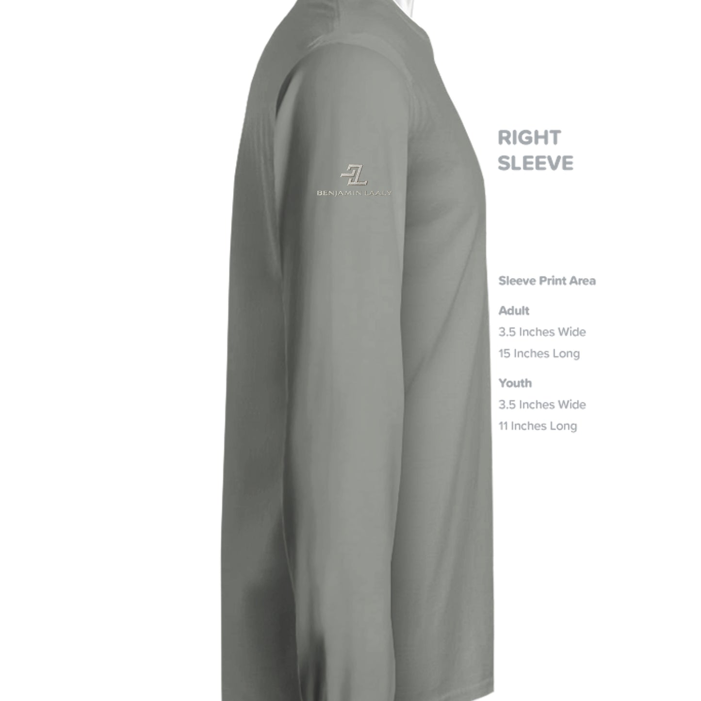 Grey Concrete Heather - ST350LS - SLEEVE_RIGHT