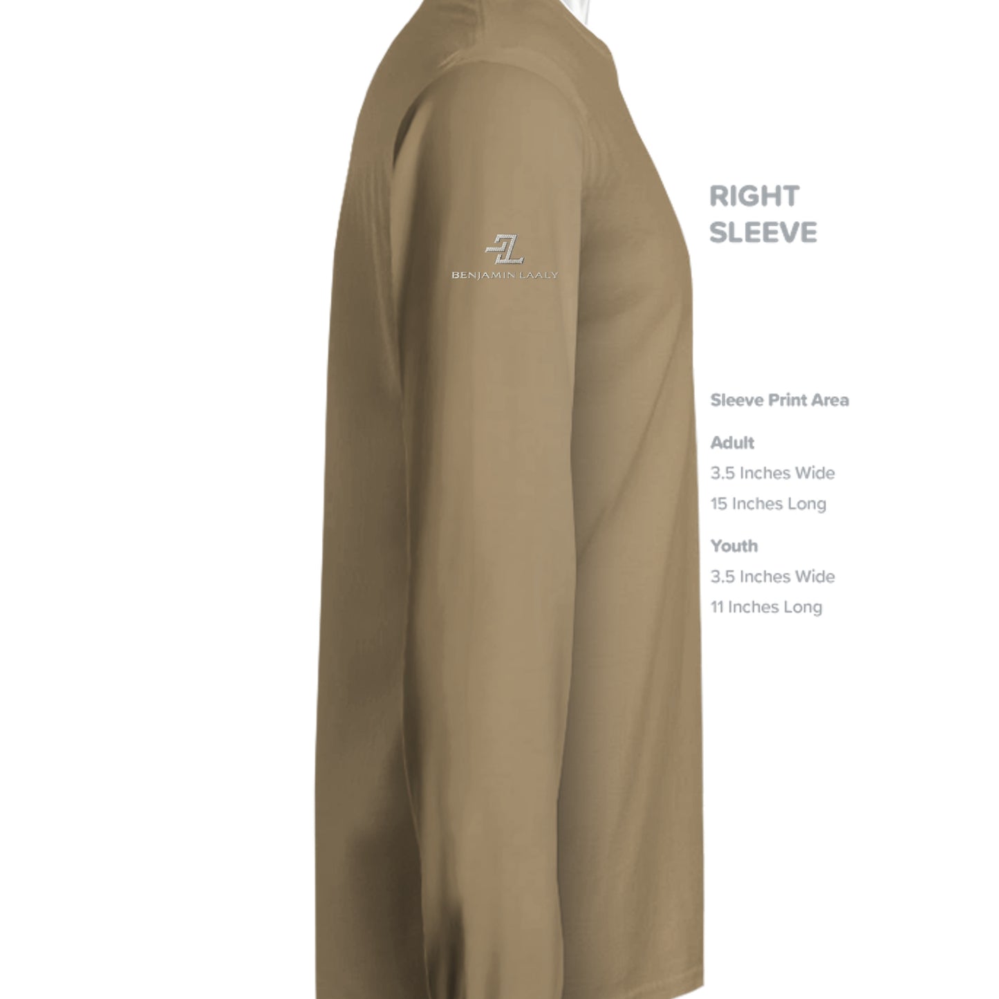 Coyote Brown - ST350LS - SLEEVE_RIGHT