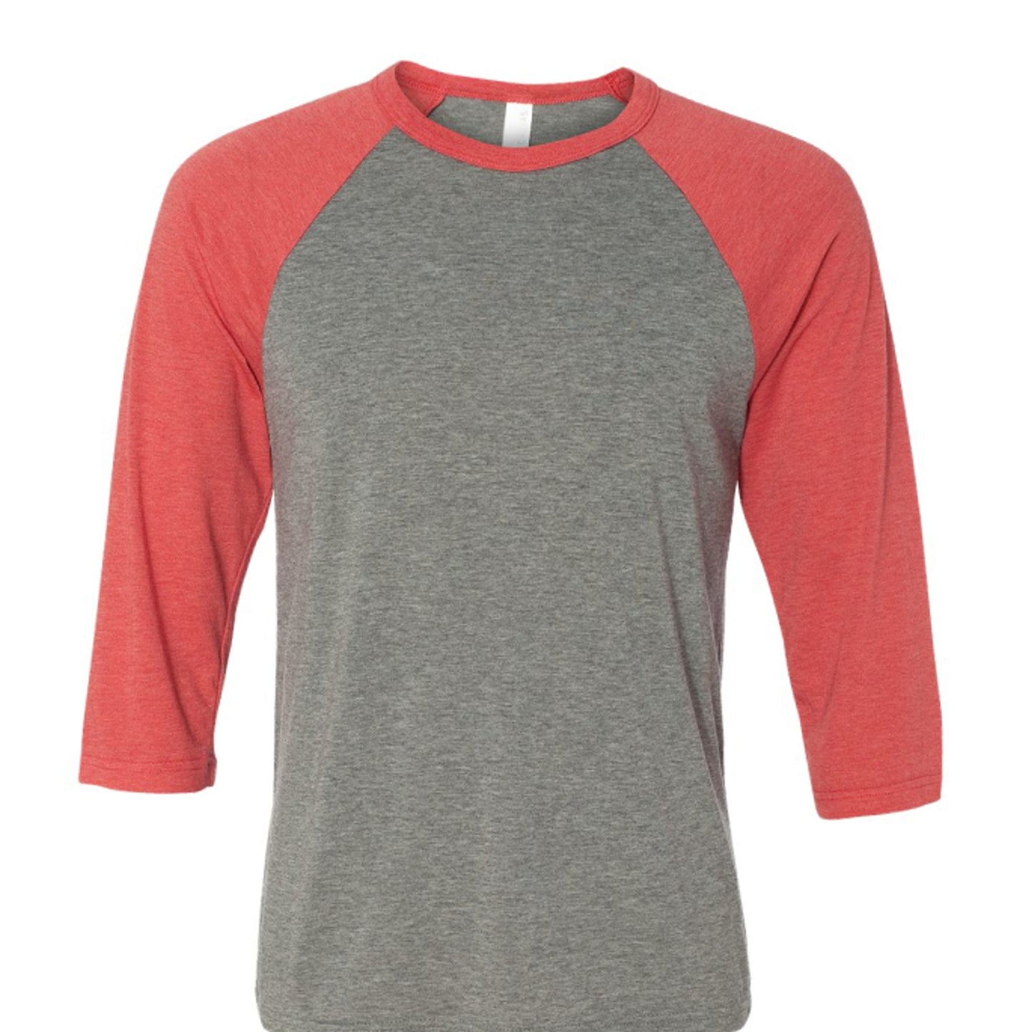 GREY/LT RED TRIBLEND - 3200 - FRONT