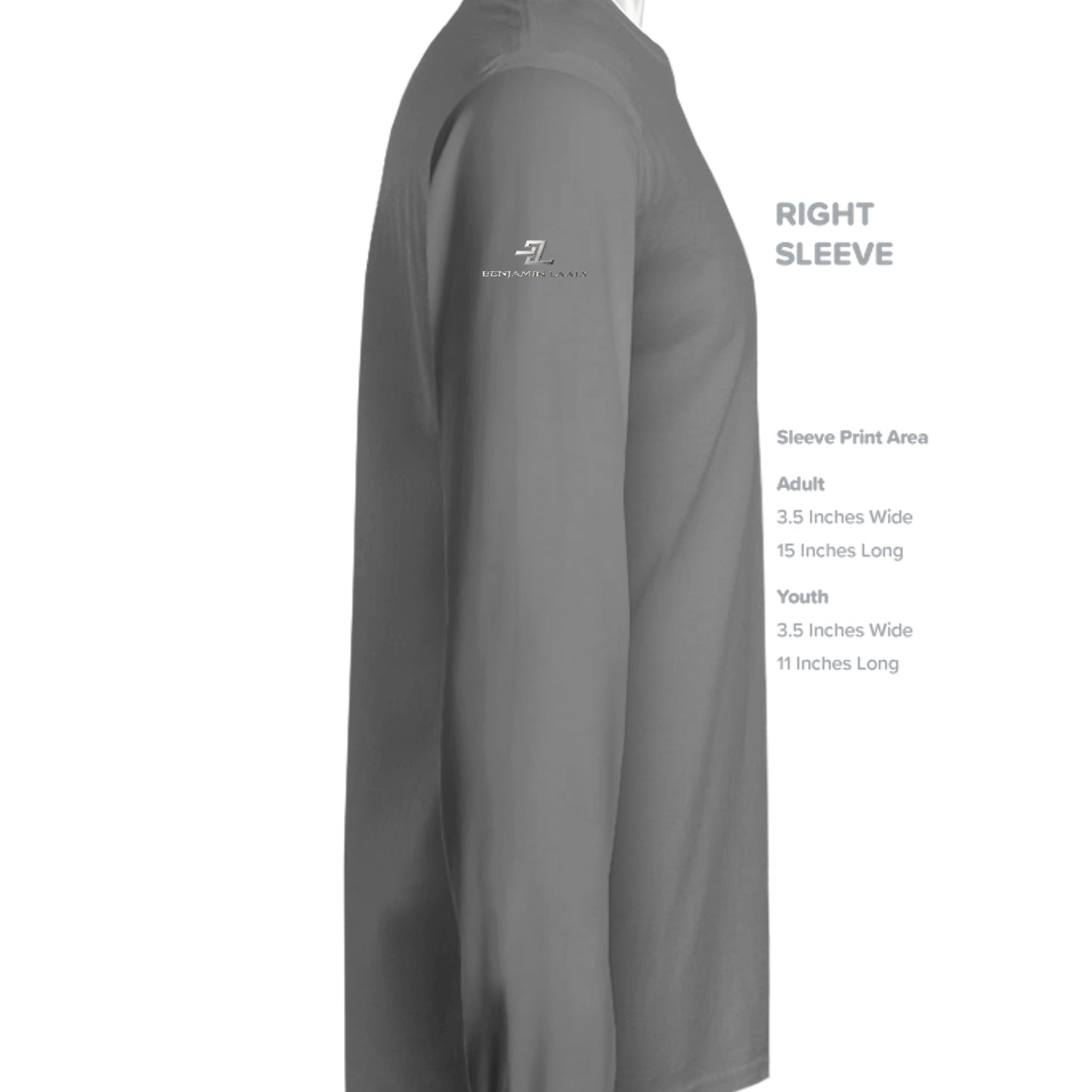 Graphite Heather - PC330LS - SLEEVE_RIGHT