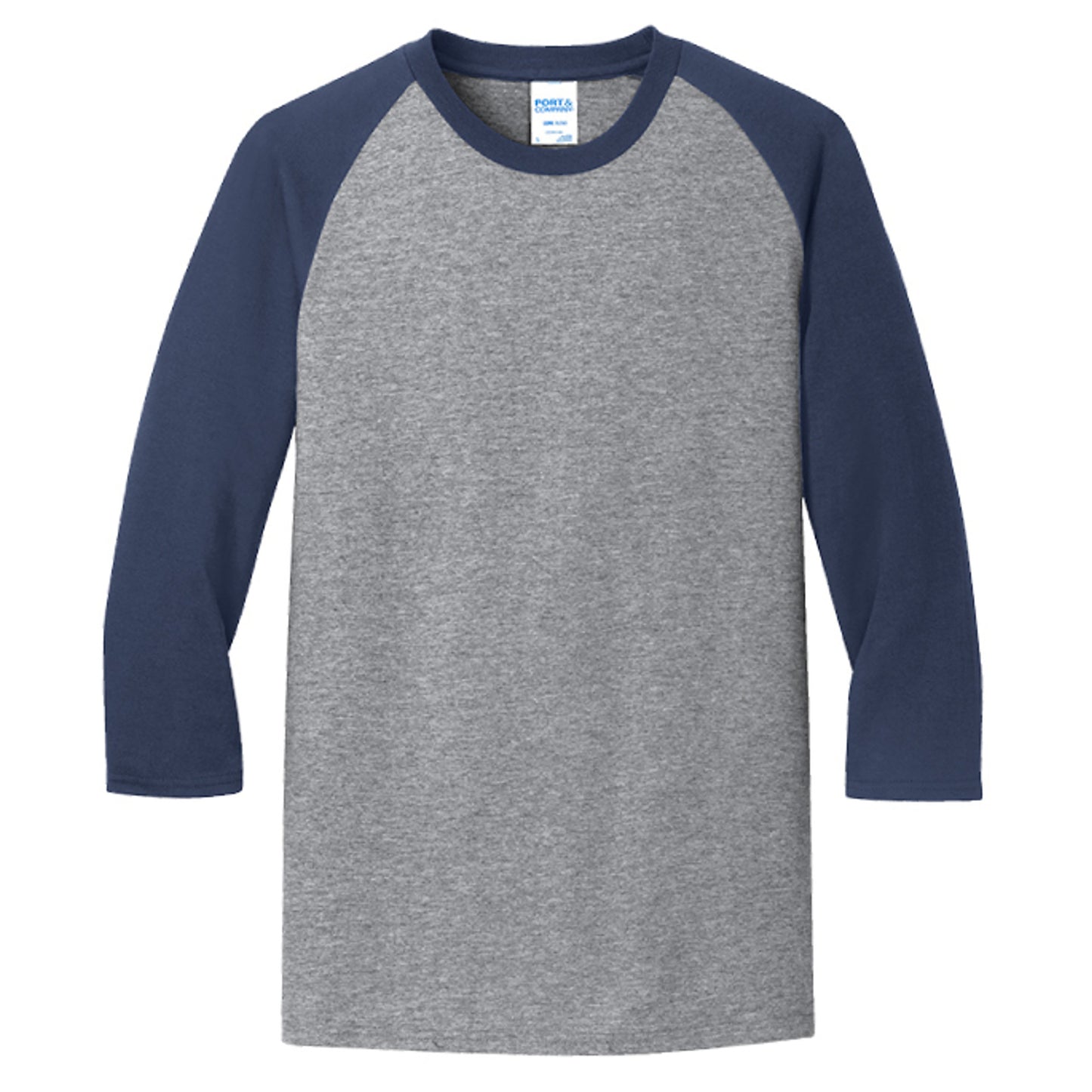 Athletic Heather/ Navy - PC55RS - FRONT