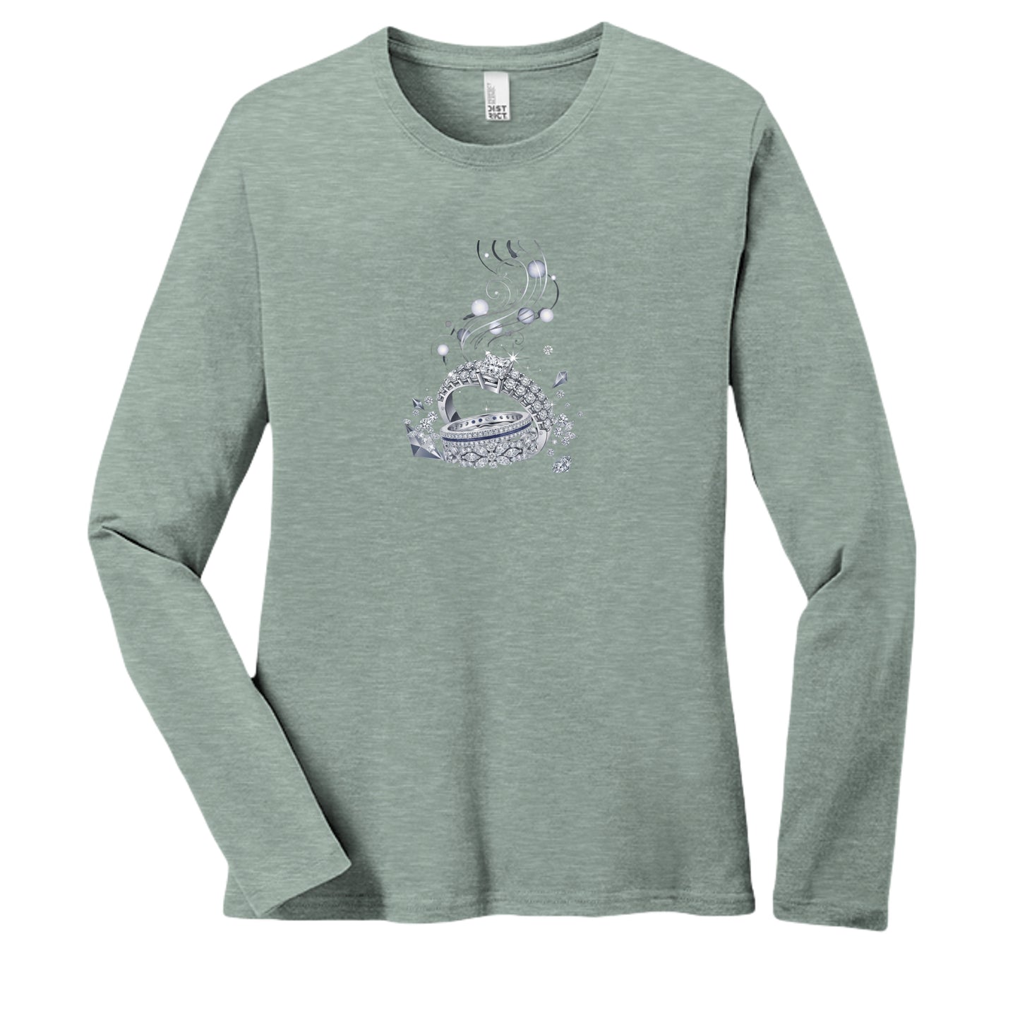 Heathered Dusty Sage - DT110 - FRONT
