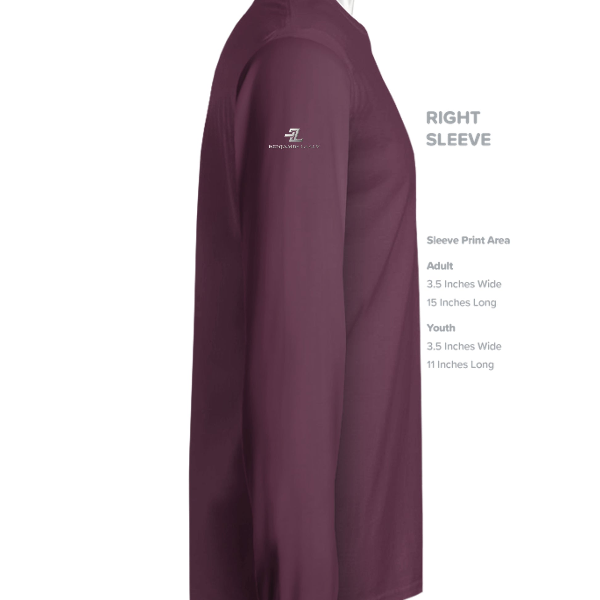 Sport Dark Maroon - TT11YL - SLEEVE_RIGHT