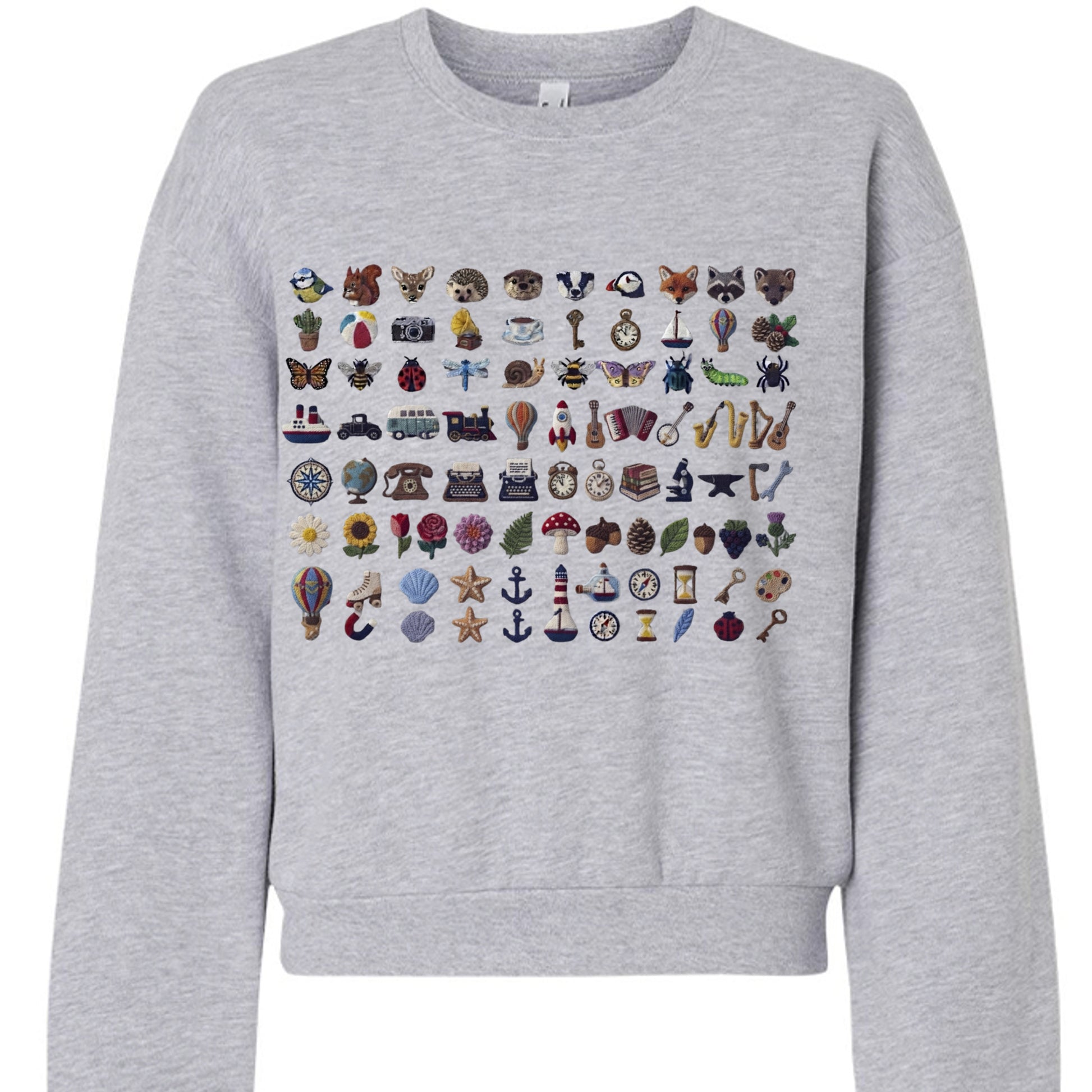 HEATHER GREY - RF494 - FRONT