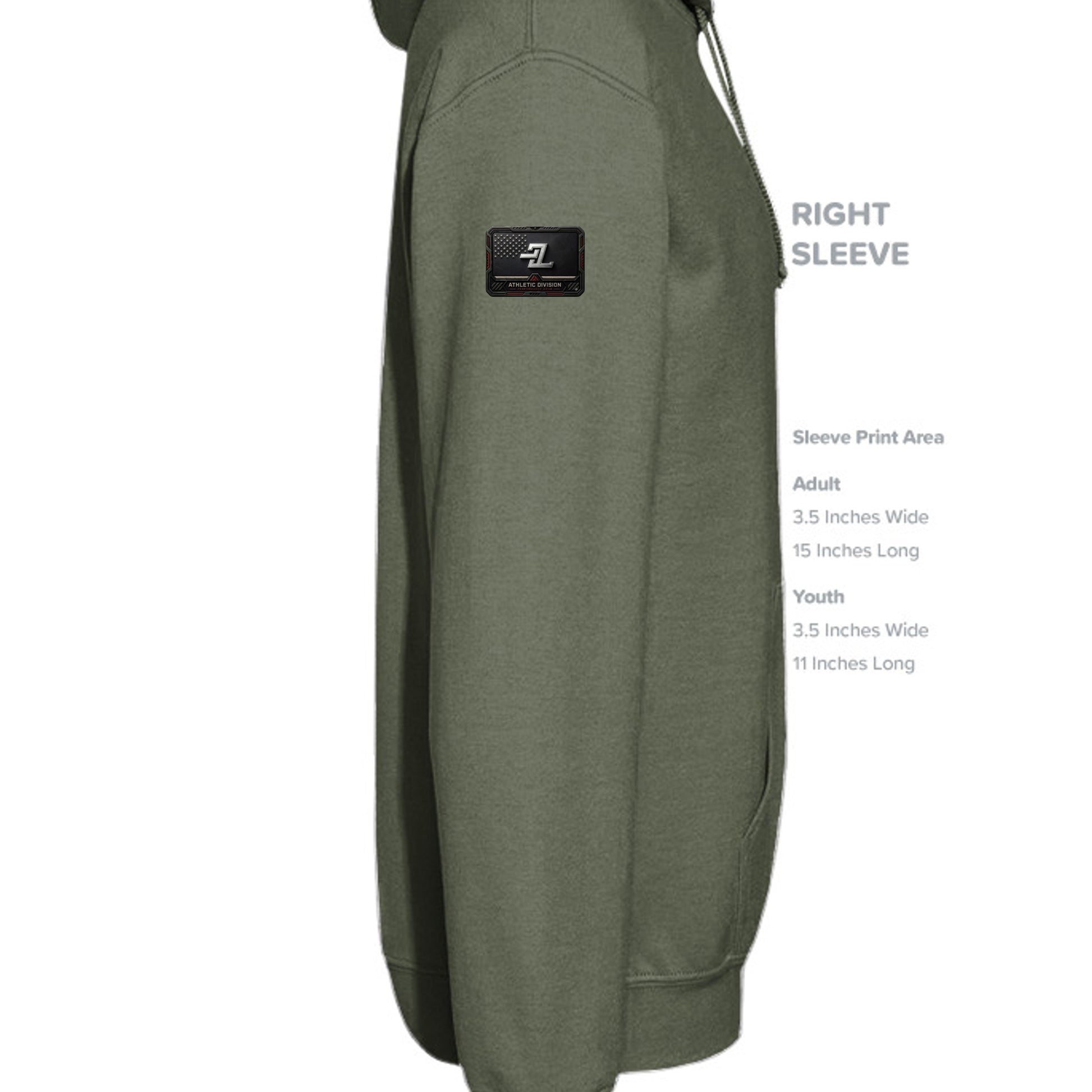 MILITARY GREEN - B7502 - SLEEVE_RIGHT
