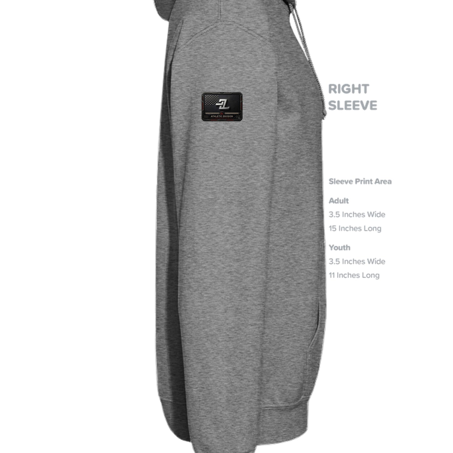 Light Heather Grey - DT8101 - SLEEVE_RIGHT