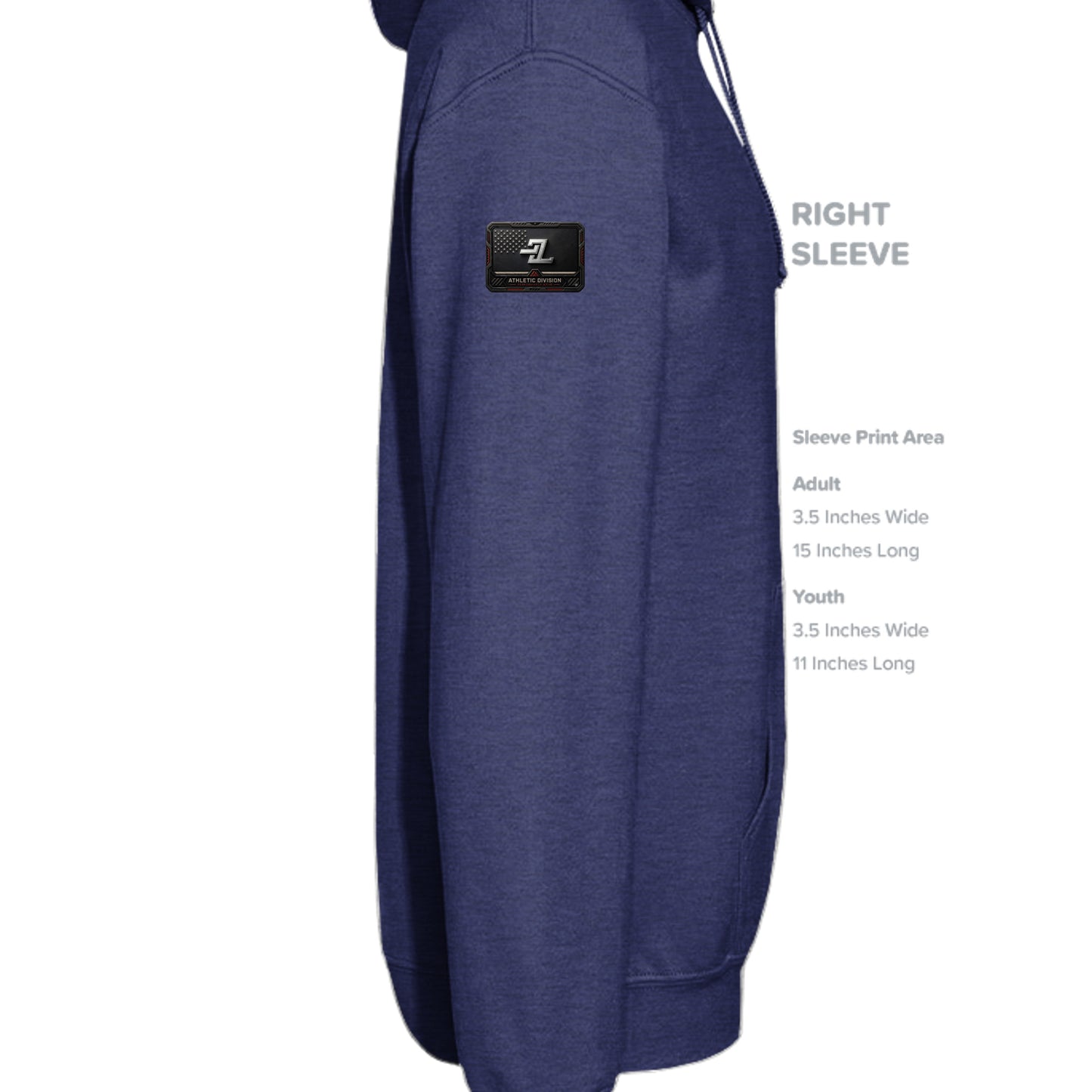 Heathered Navy - DT8101 - SLEEVE_RIGHT